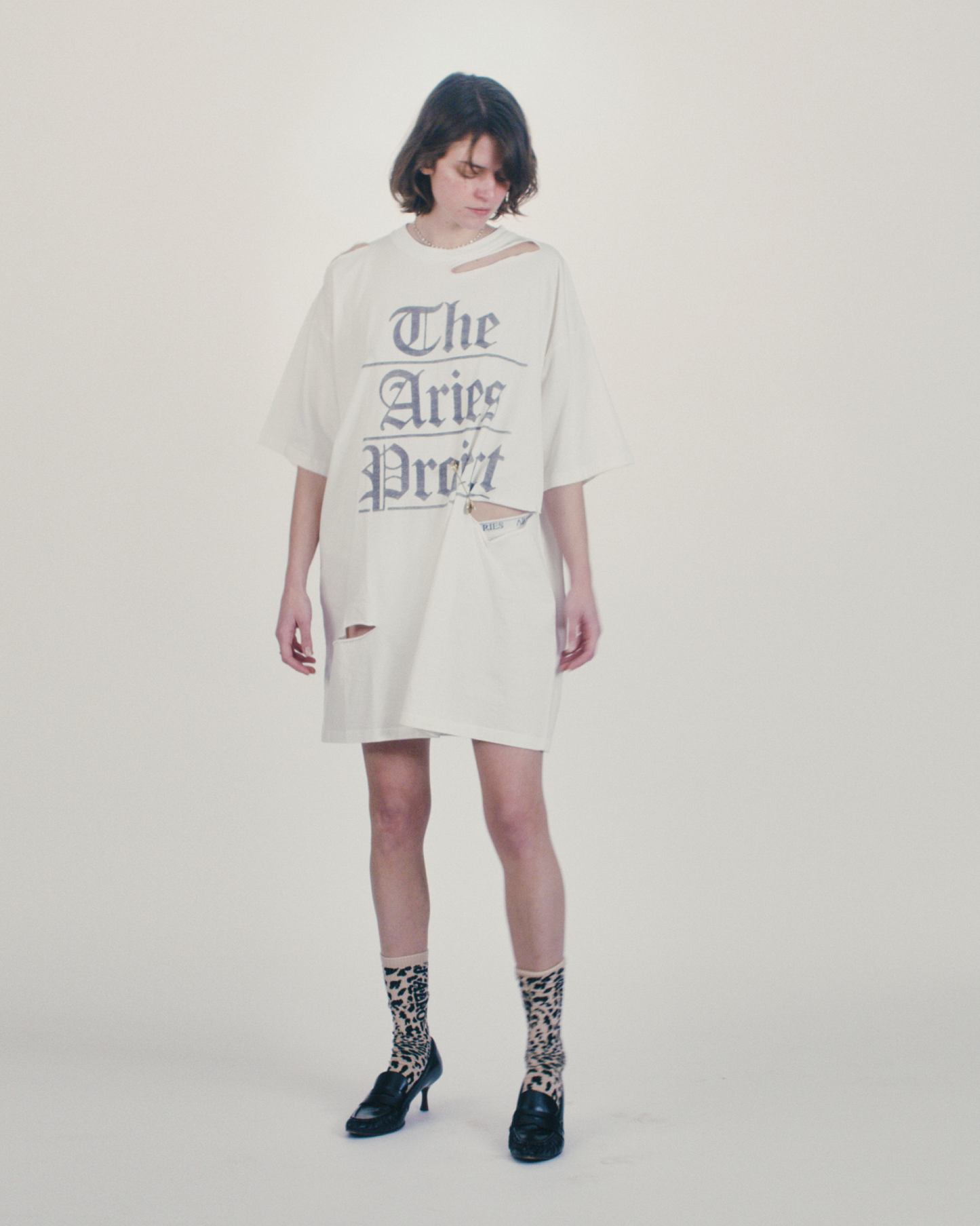 Distressed The Aries Project Dress