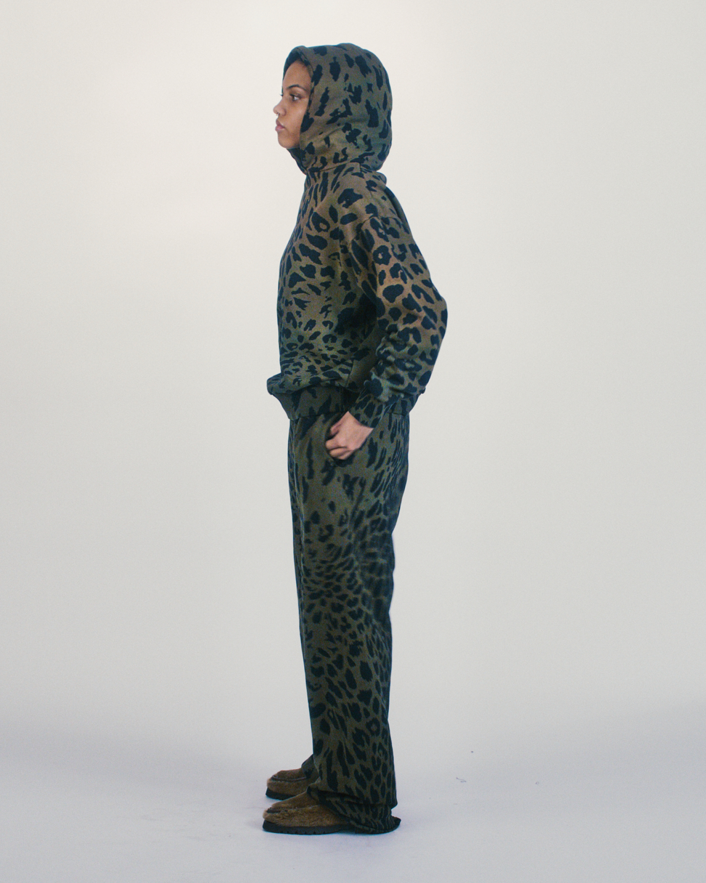 Leopard Tie Dye Hoodie