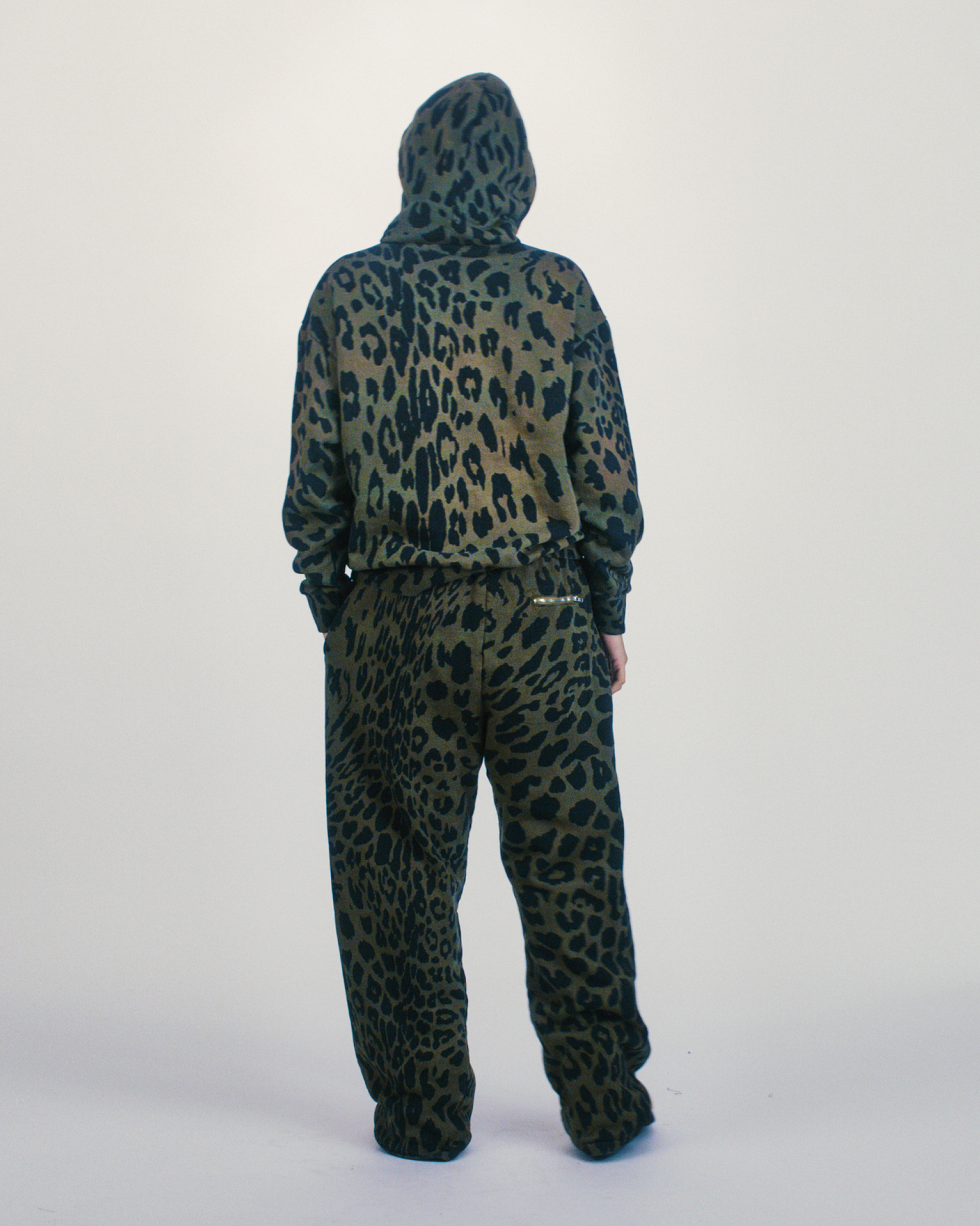 Leopard Tie Dye Straight Sweatpant
