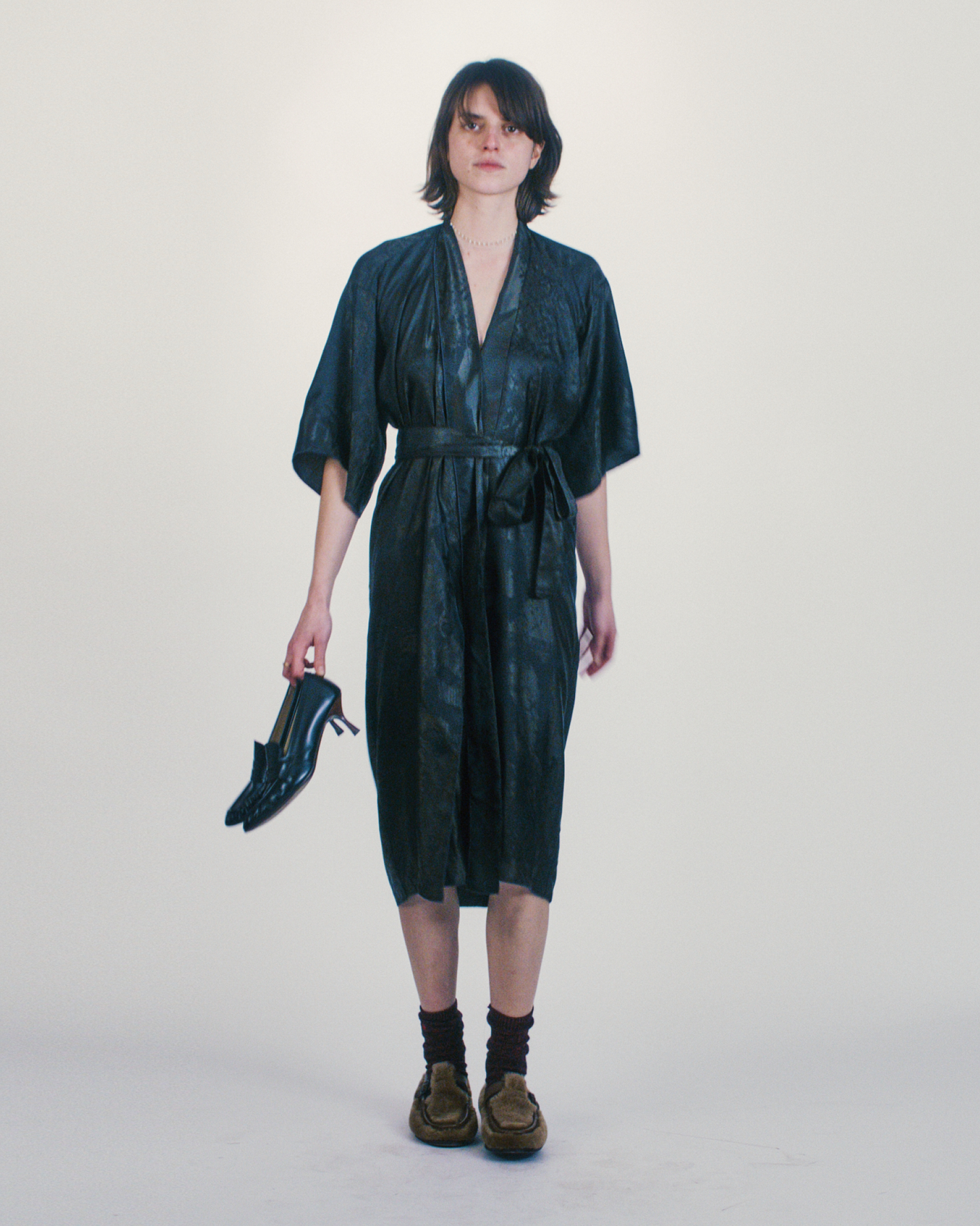 Aries Slaughter Jacquard Kimono