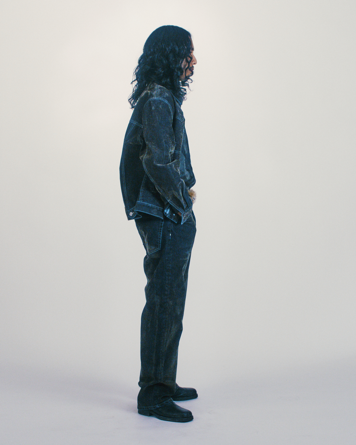 Worn Flock Batten Jean