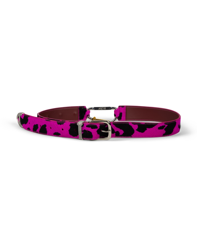 Cow Print Pony Mazzo Belt