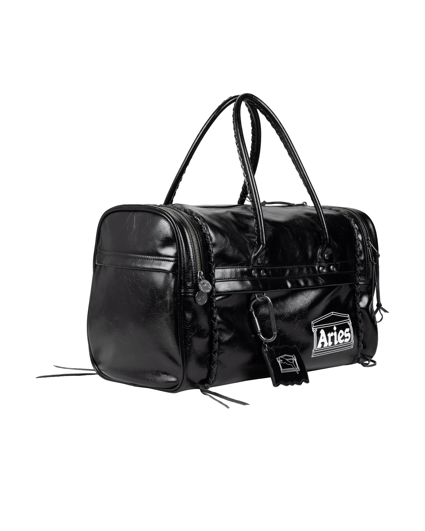 puma x aries whipstitch duffel bag