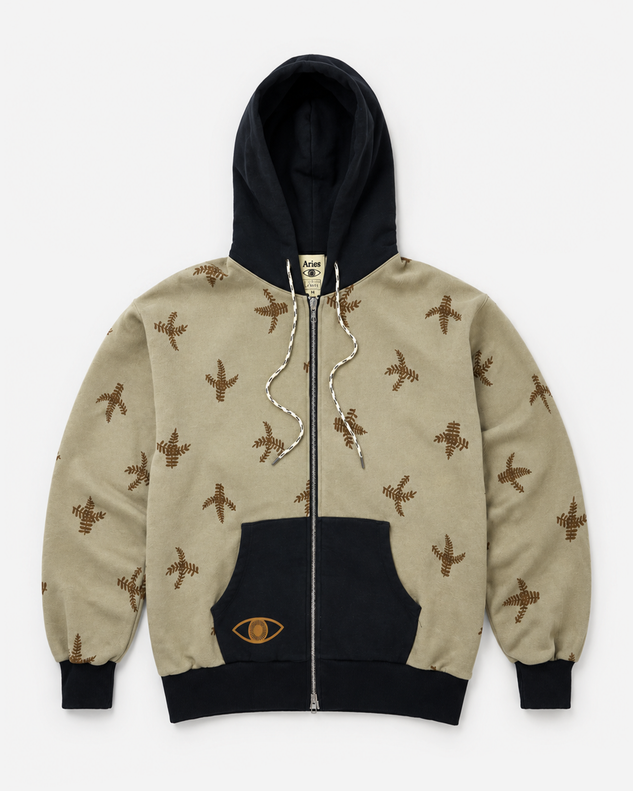 Aries x LAIKA Wildwood Zip Thru Hoodie