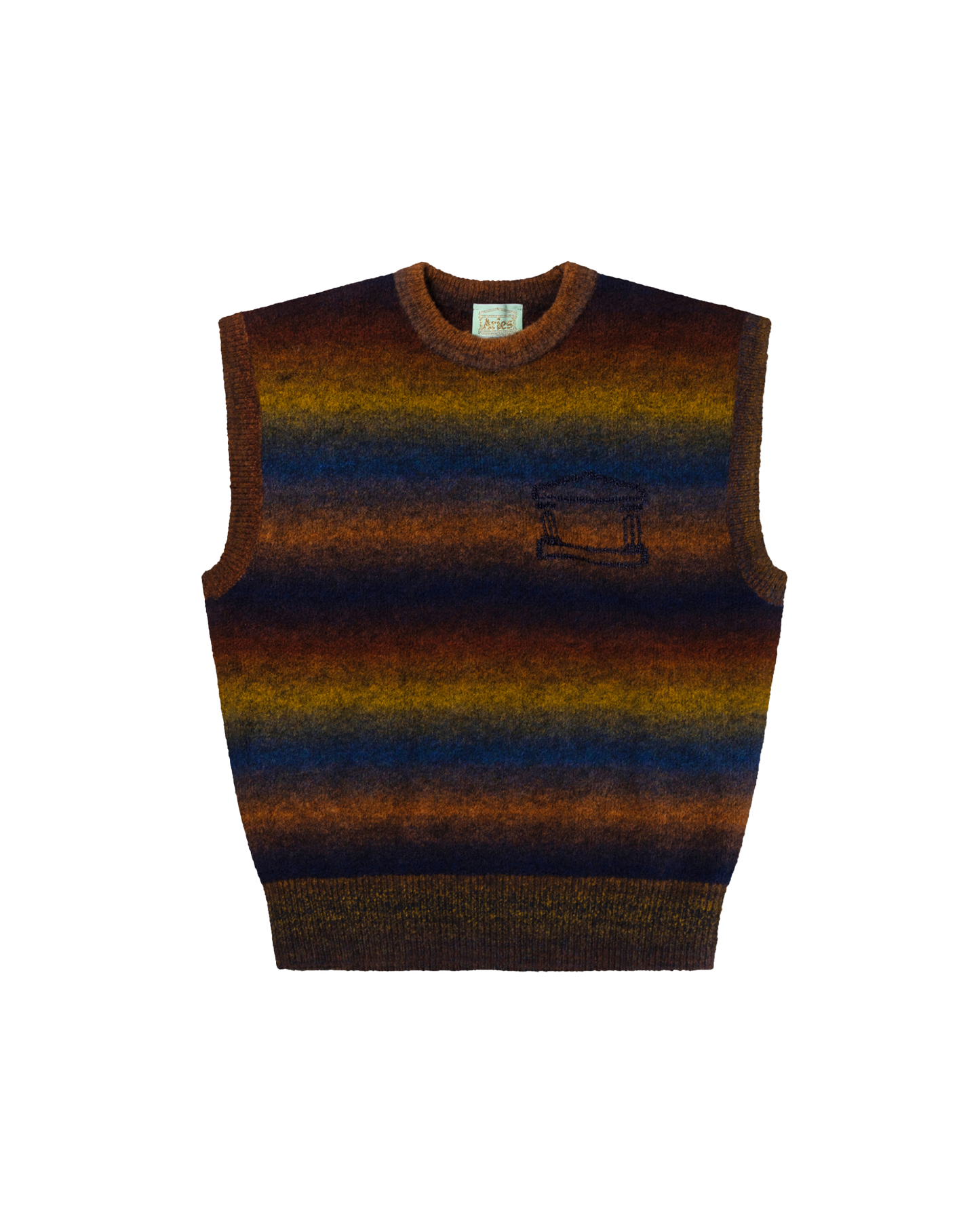 Boucle Space Dye Knit Vest