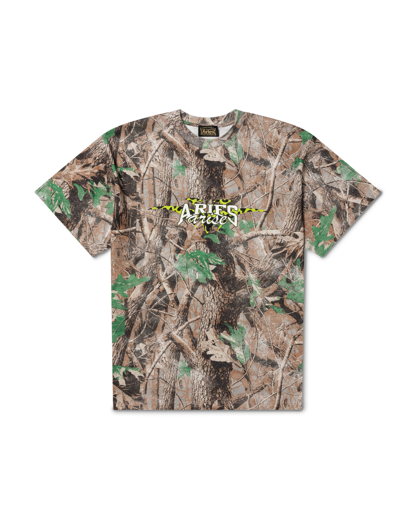 aries end. moto-dodgem camo tee