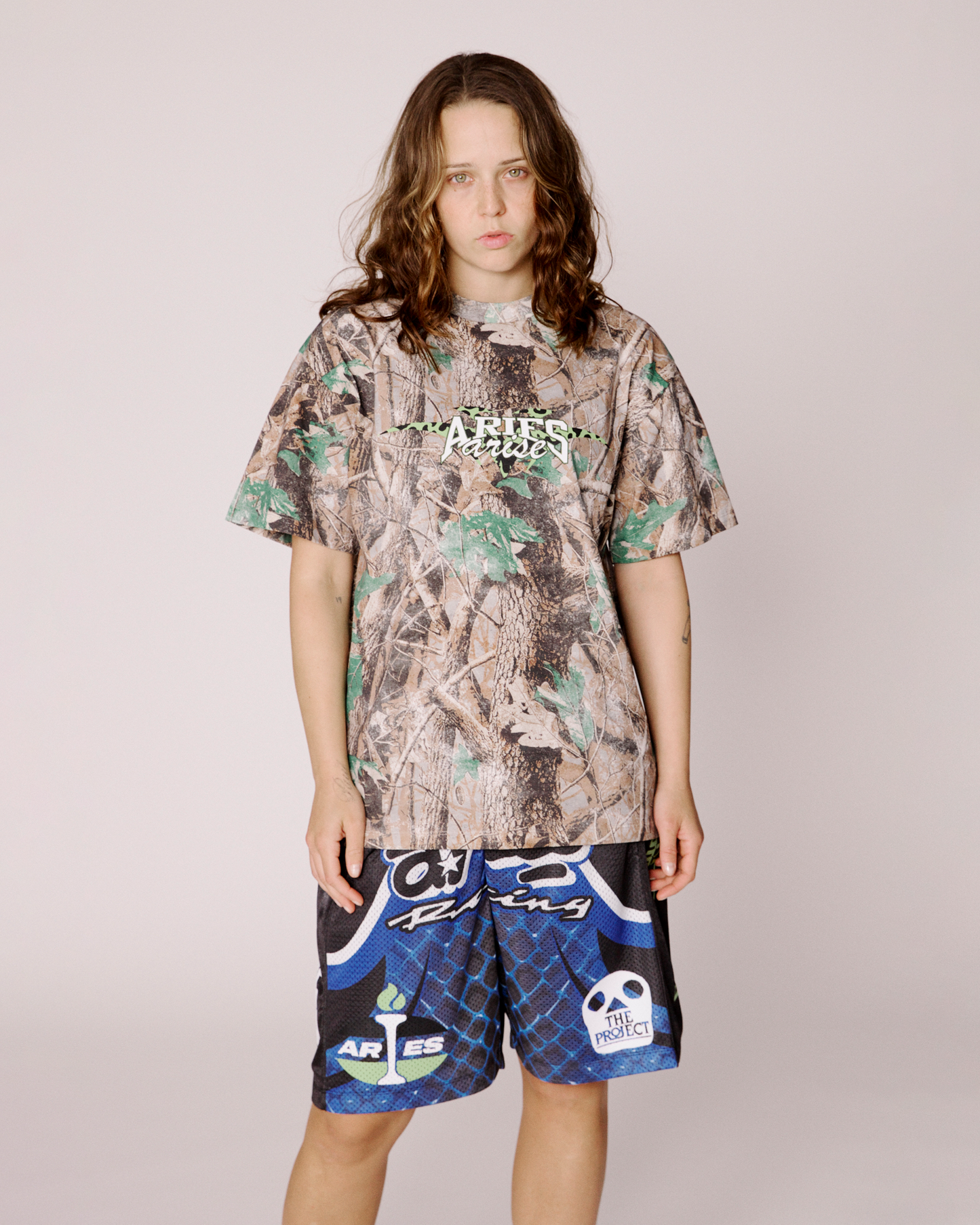 aries end. moto-dodgem camo tee