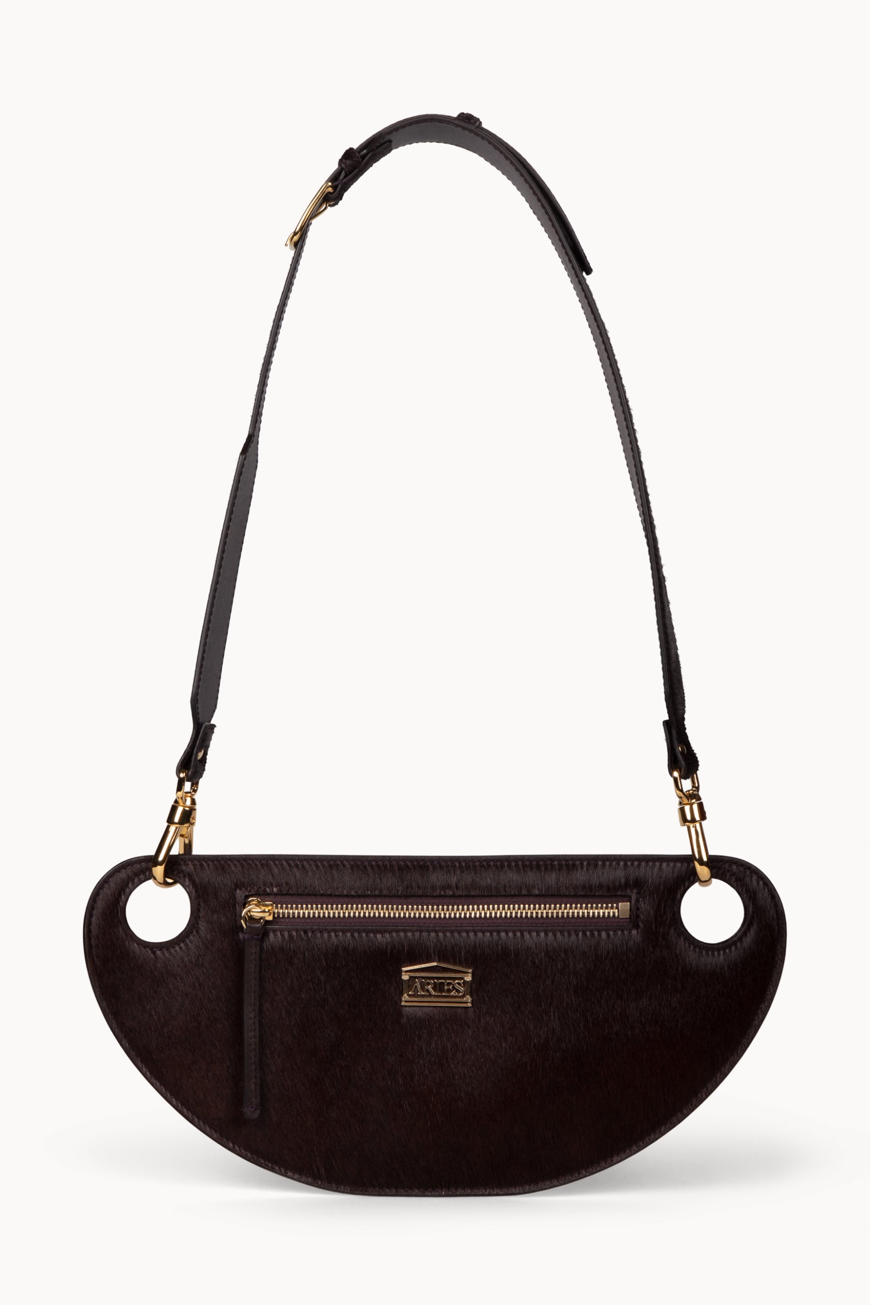 Kasper Ponyskin Bag Brown Aries