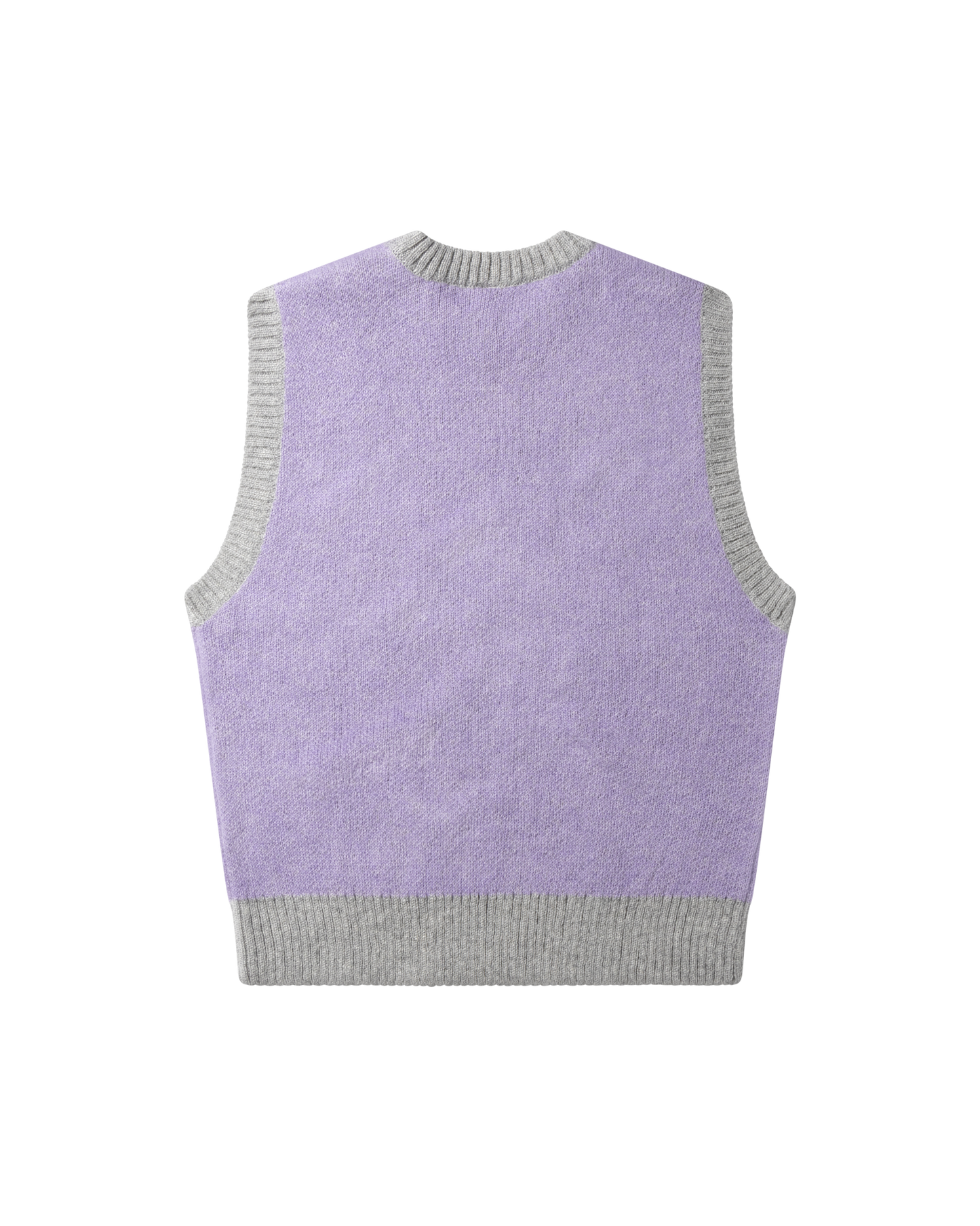 No Problemo Brushed Mohair Crew Neck Vest