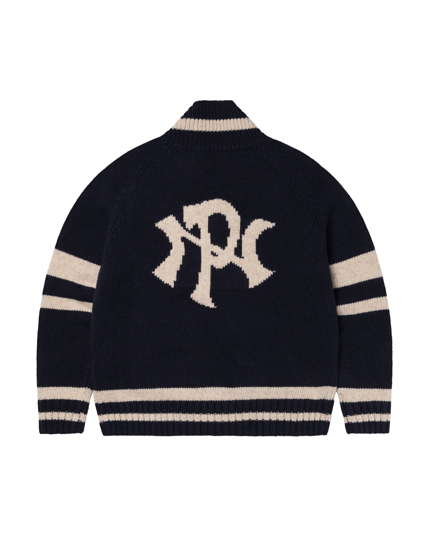 NYP Varsity Zip Thru Knit