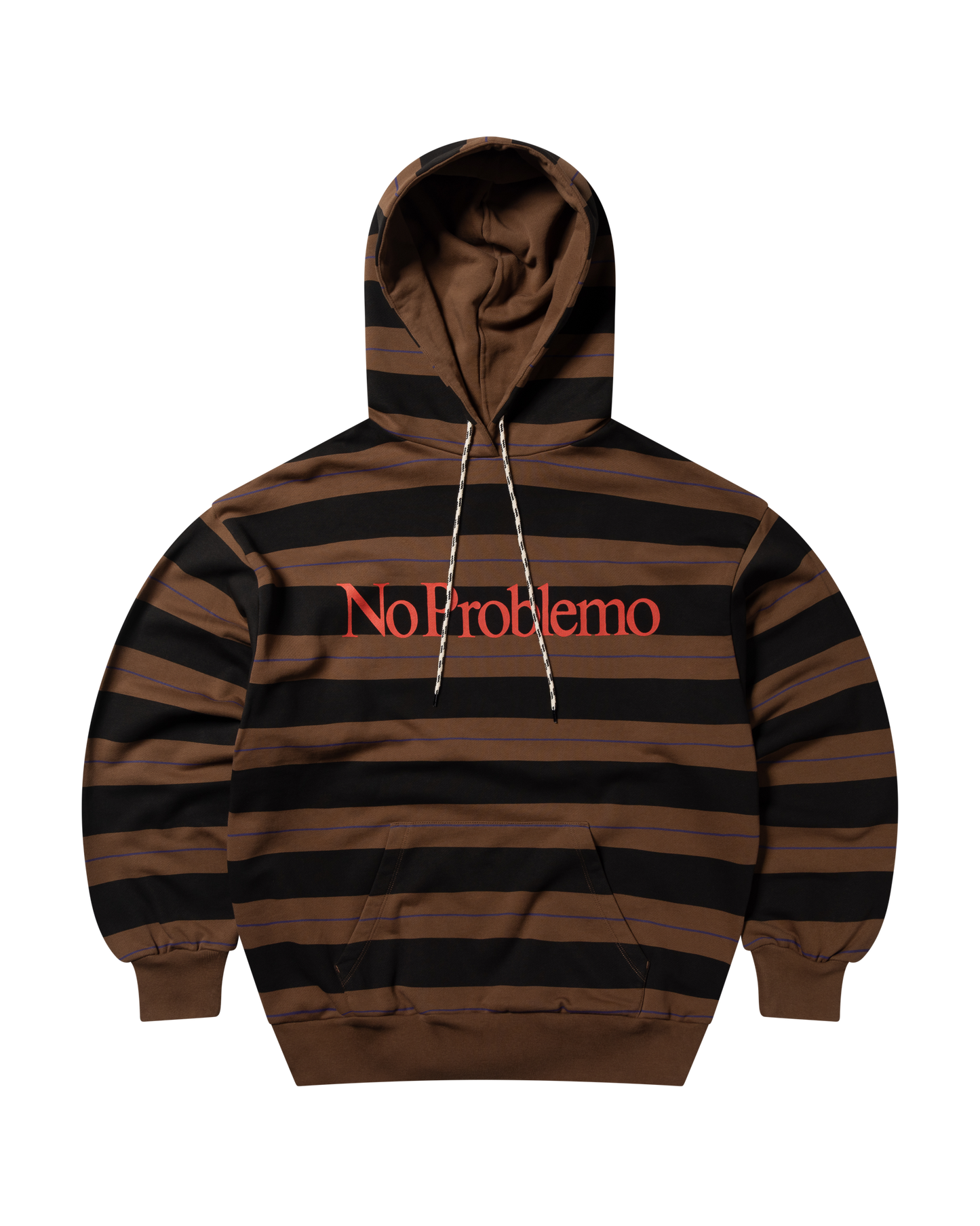 No Problemo Striped Hoodie