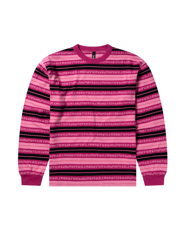 Jacquard Stripe LS Tee