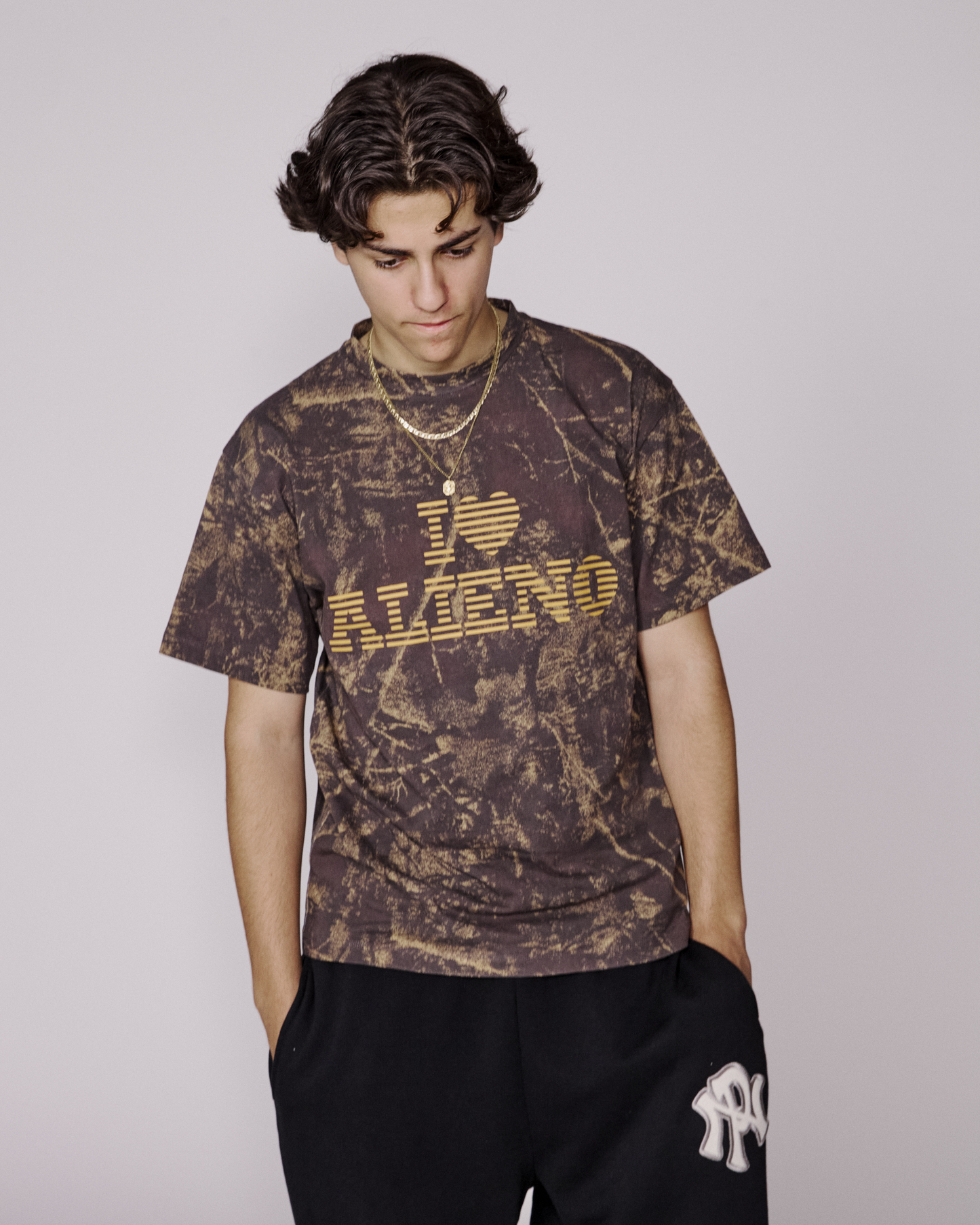 I Love Alieno Camo SS Tee