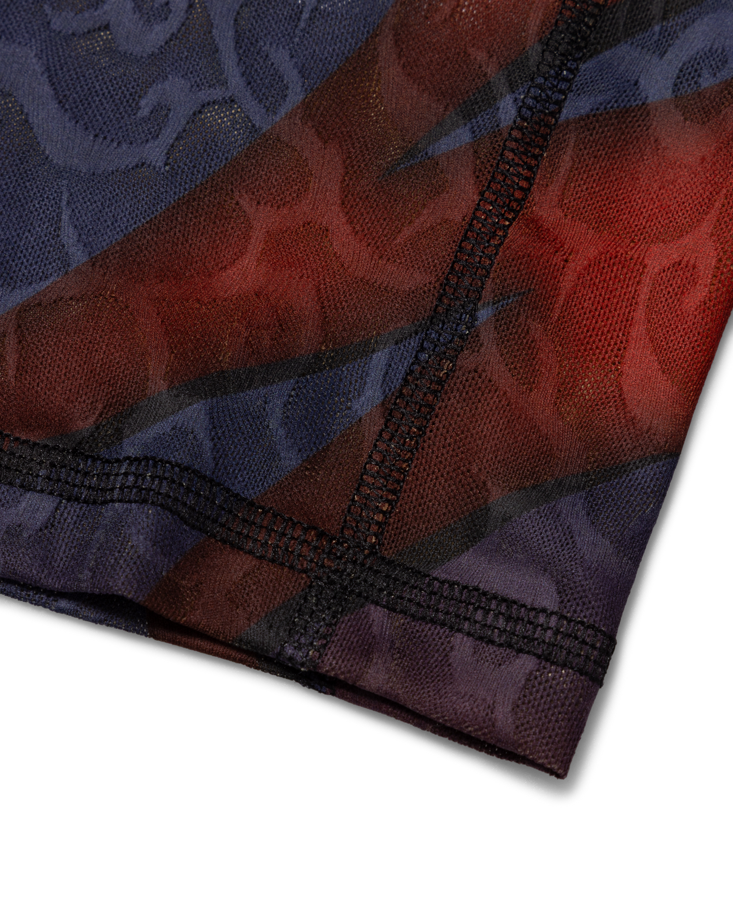 puma x aries tribal jacquard lace ls top