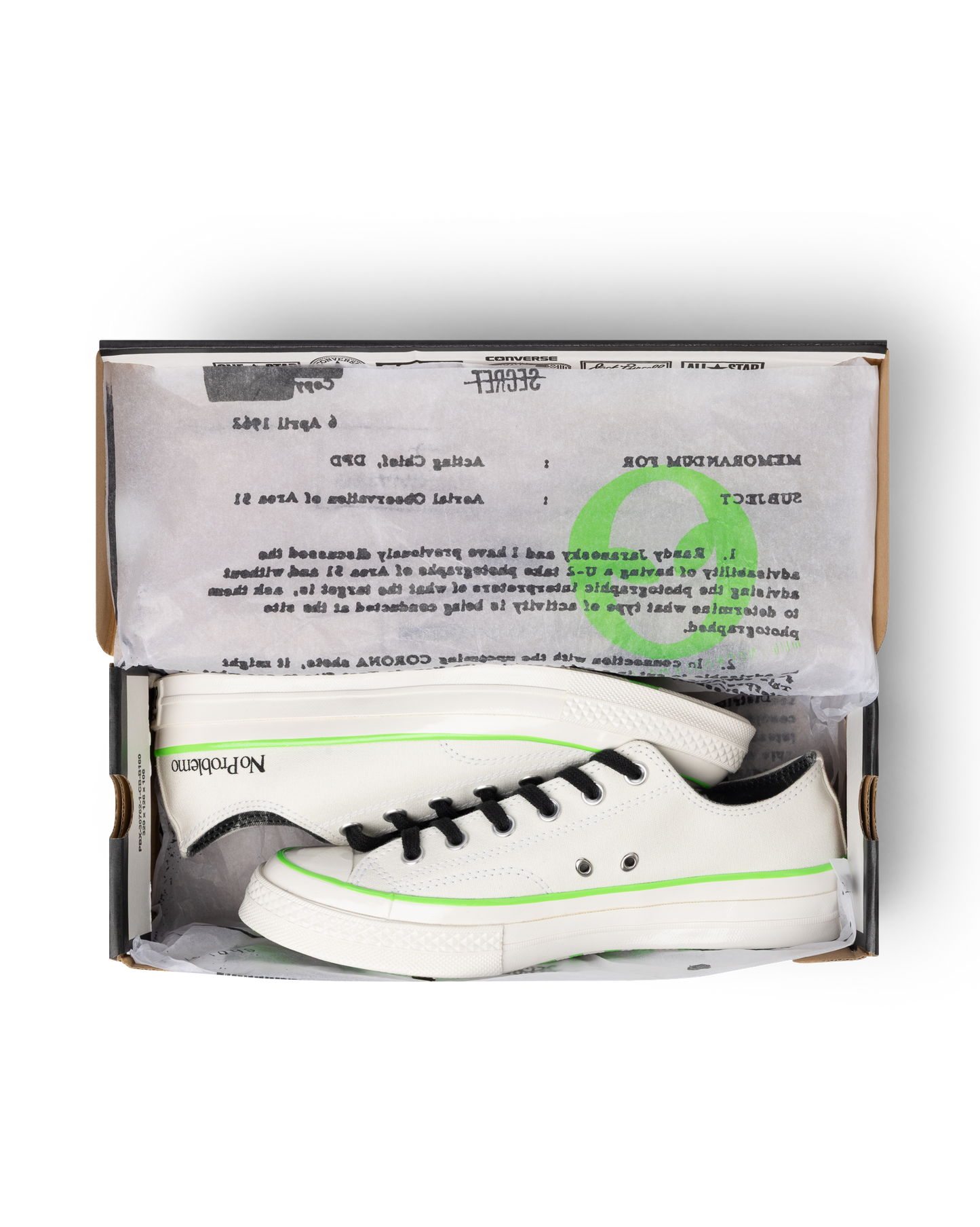 No Problemo x Converse White Chuck 70 Ox