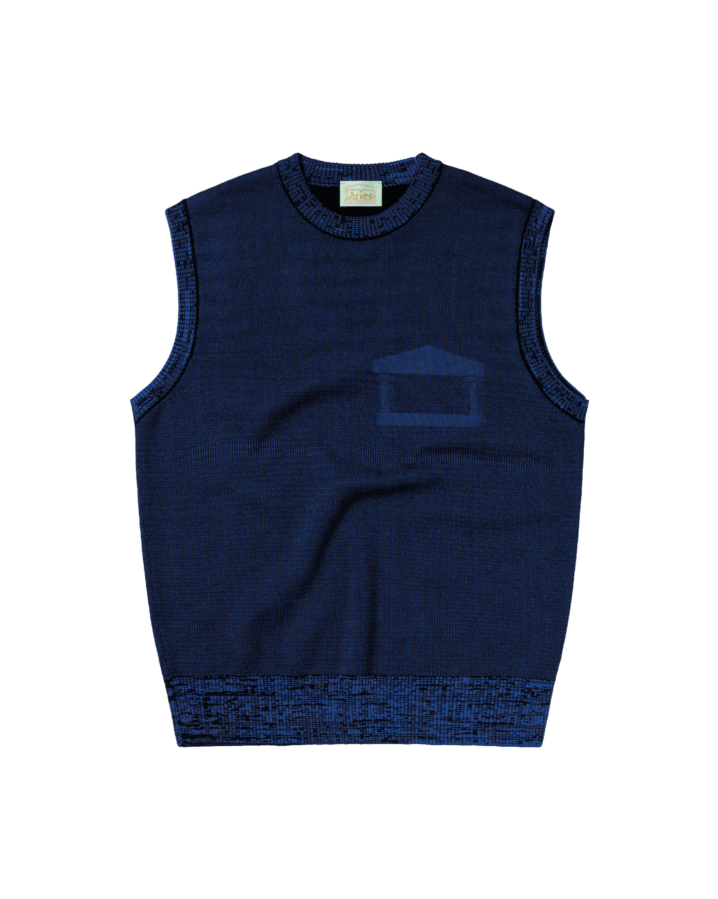 Glitch Temple Knit Vest