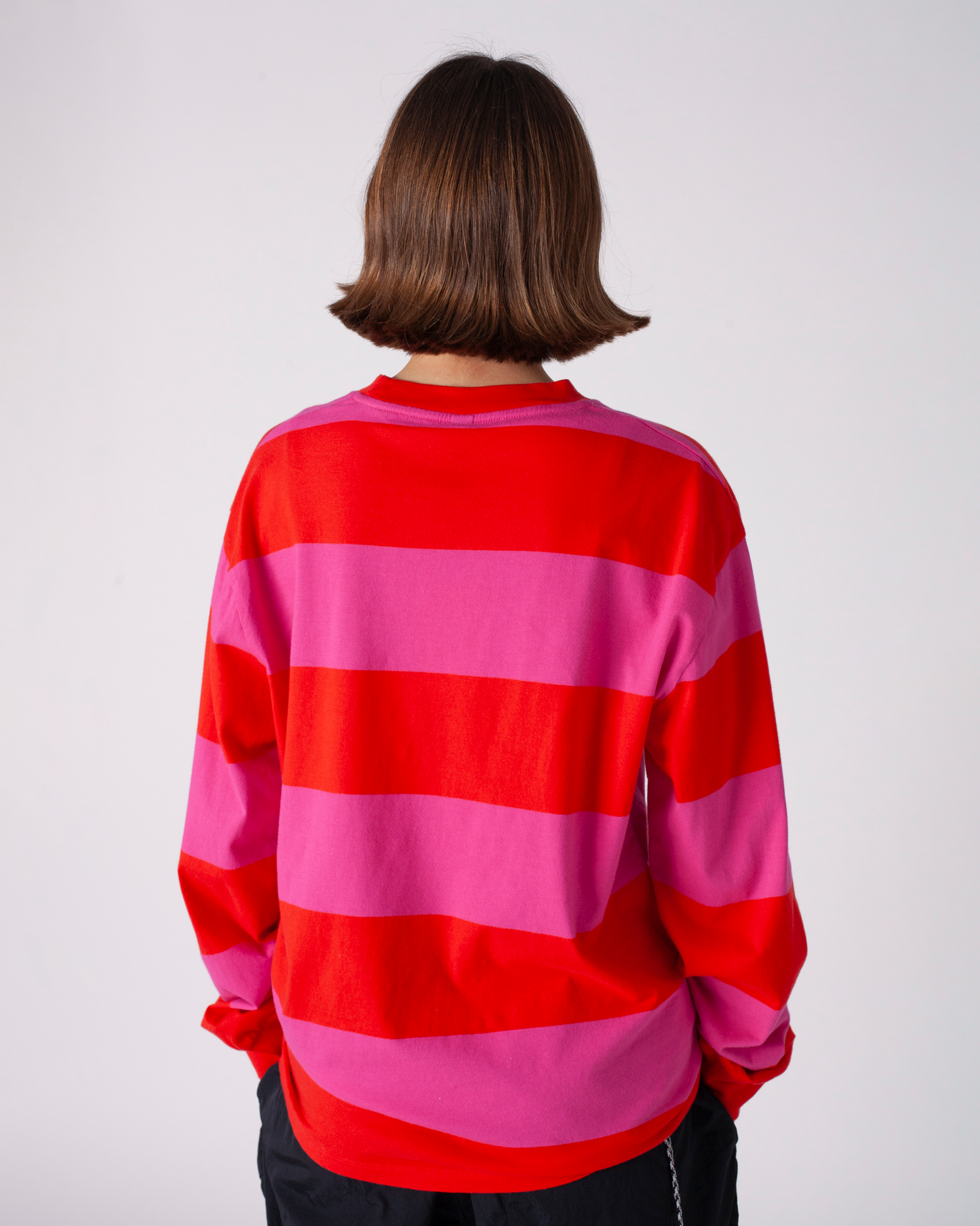 No Problemo Striped LS Tee