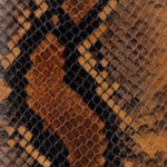 Snake Print Leather Bobby Wallet