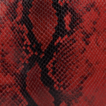 Snake Print Leather Bobby Wallet
