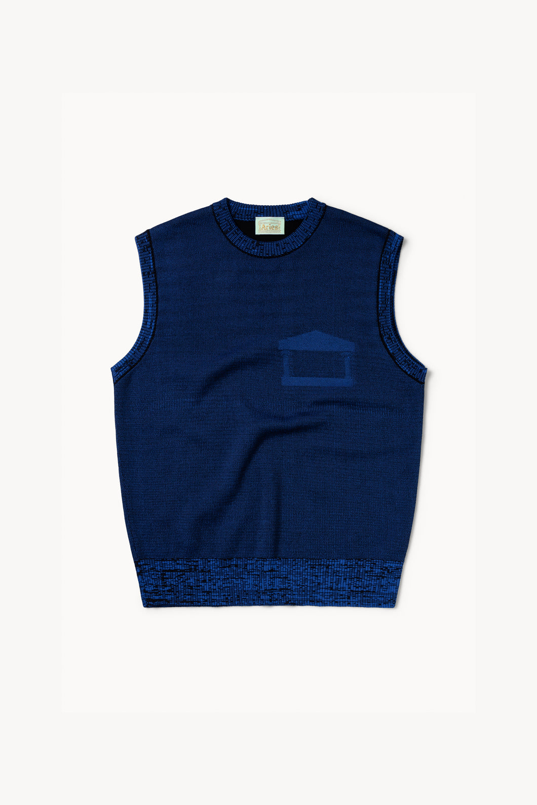 Glitch Temple Knit Vest