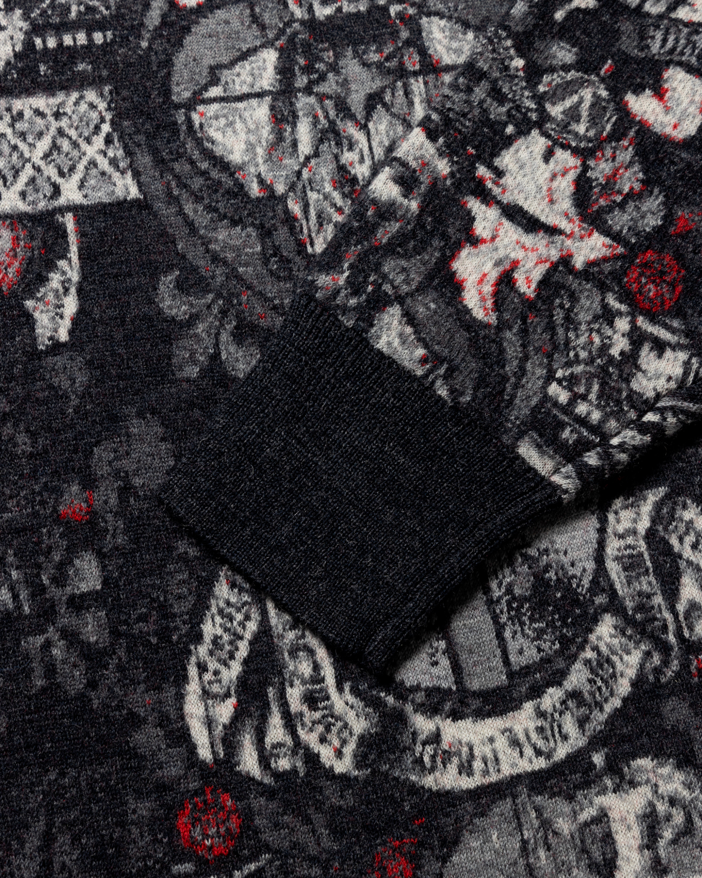 Arsenal X Aries Stained Glass Crew Neck Knit