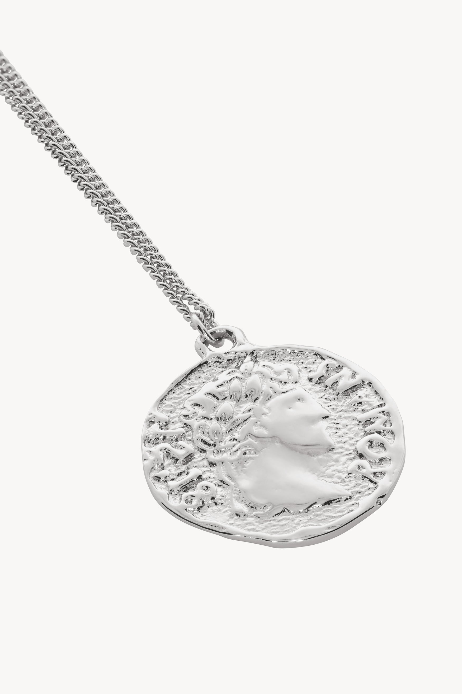 Load image into Gallery viewer, Chain Necklace With Roman Coin Pendant