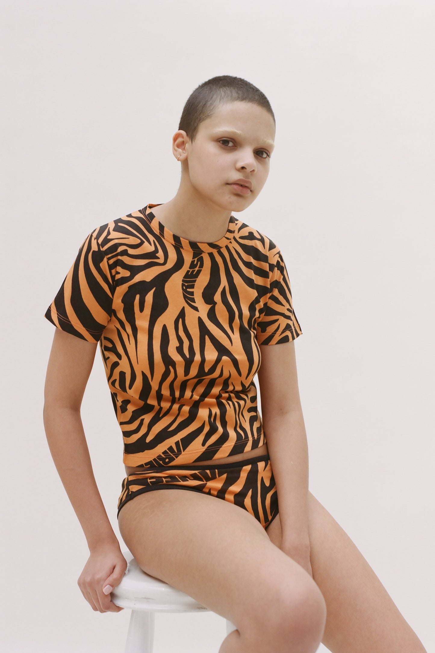 Zebra Shrunken Tee