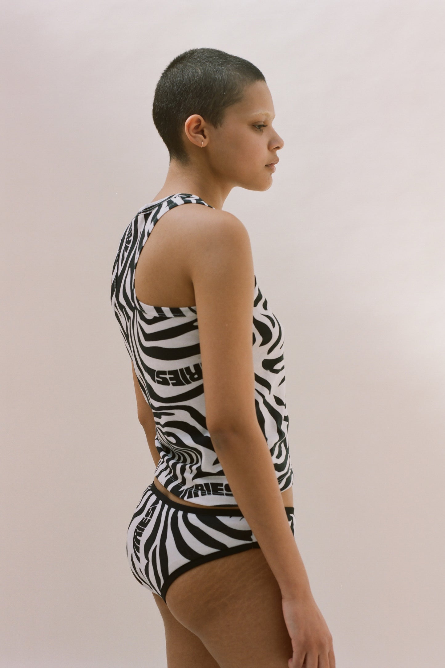 Zebra Shrunken Tank