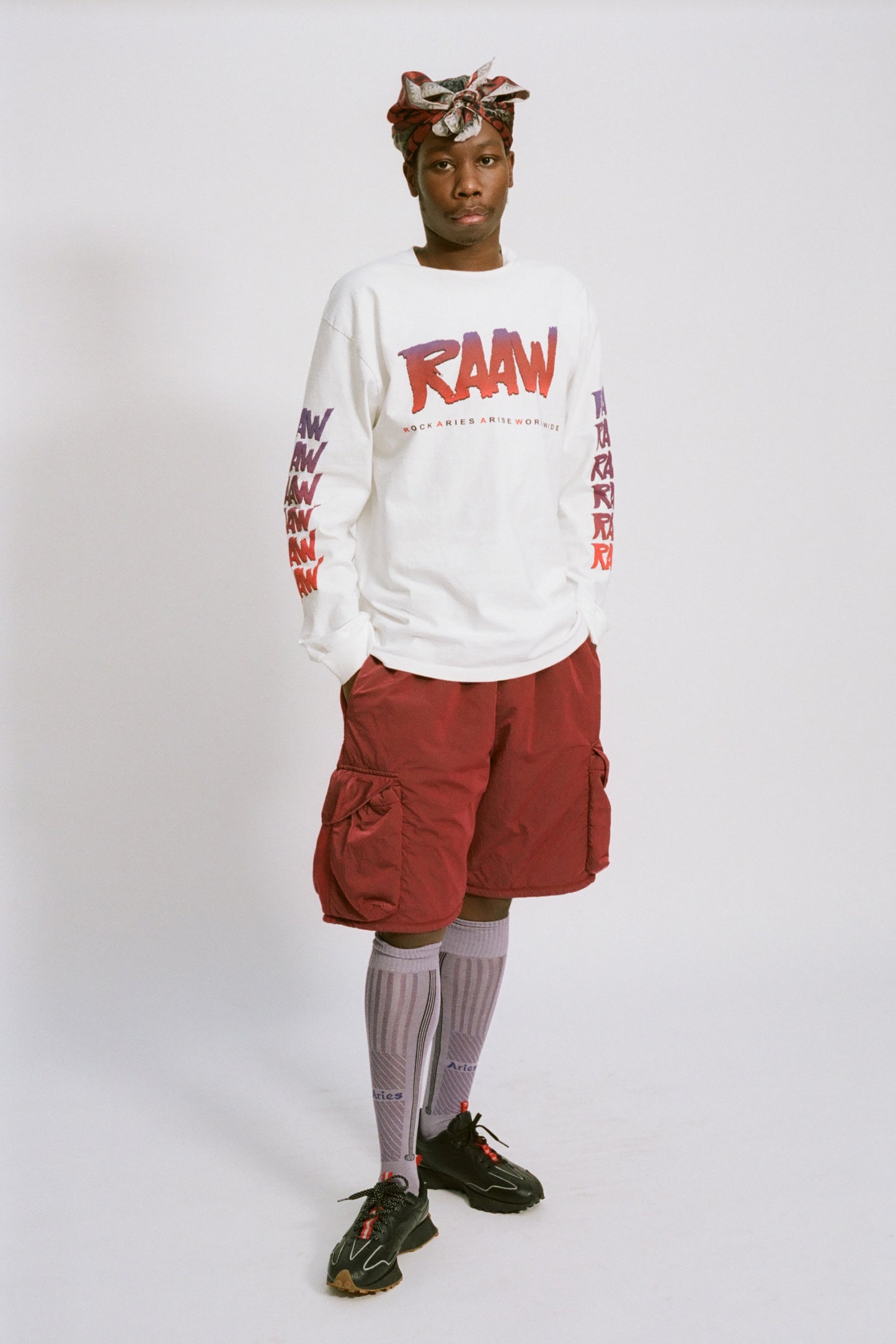 Nylon Hybrid Sweatshort