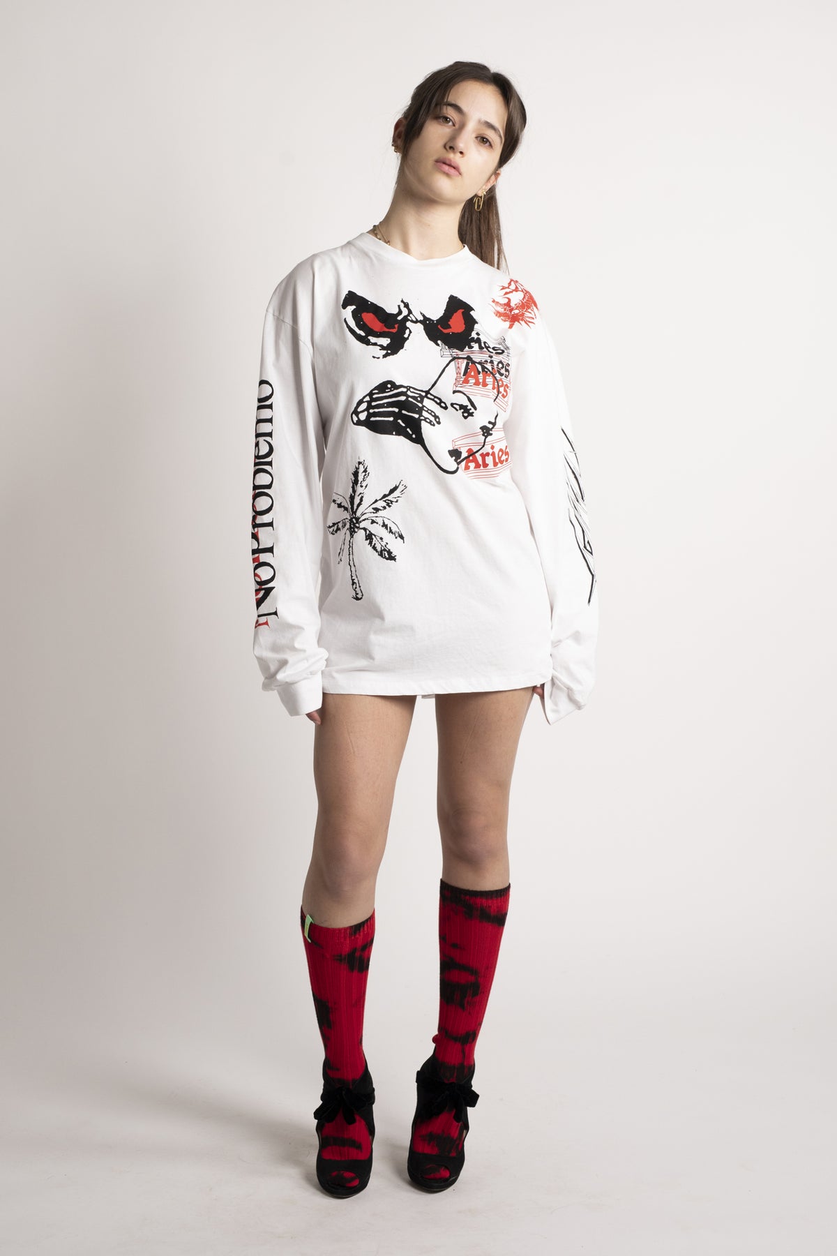 Mash Up LS Tee