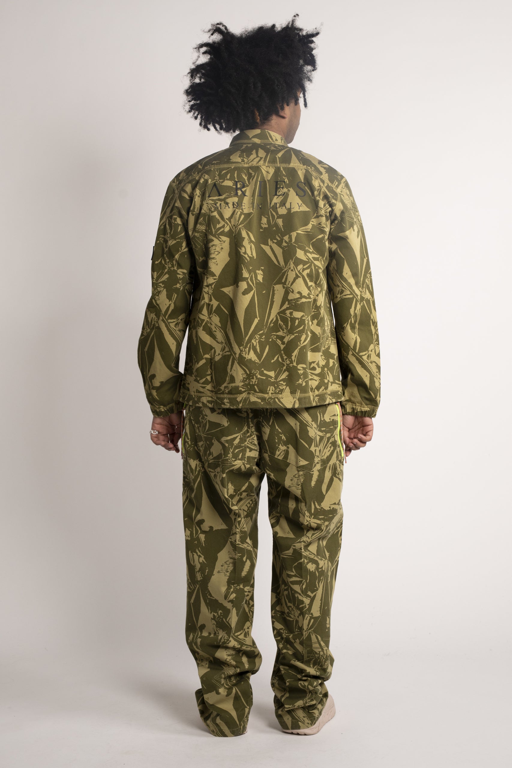 Load image into Gallery viewer, Crinkle Camo Walking Trouser
