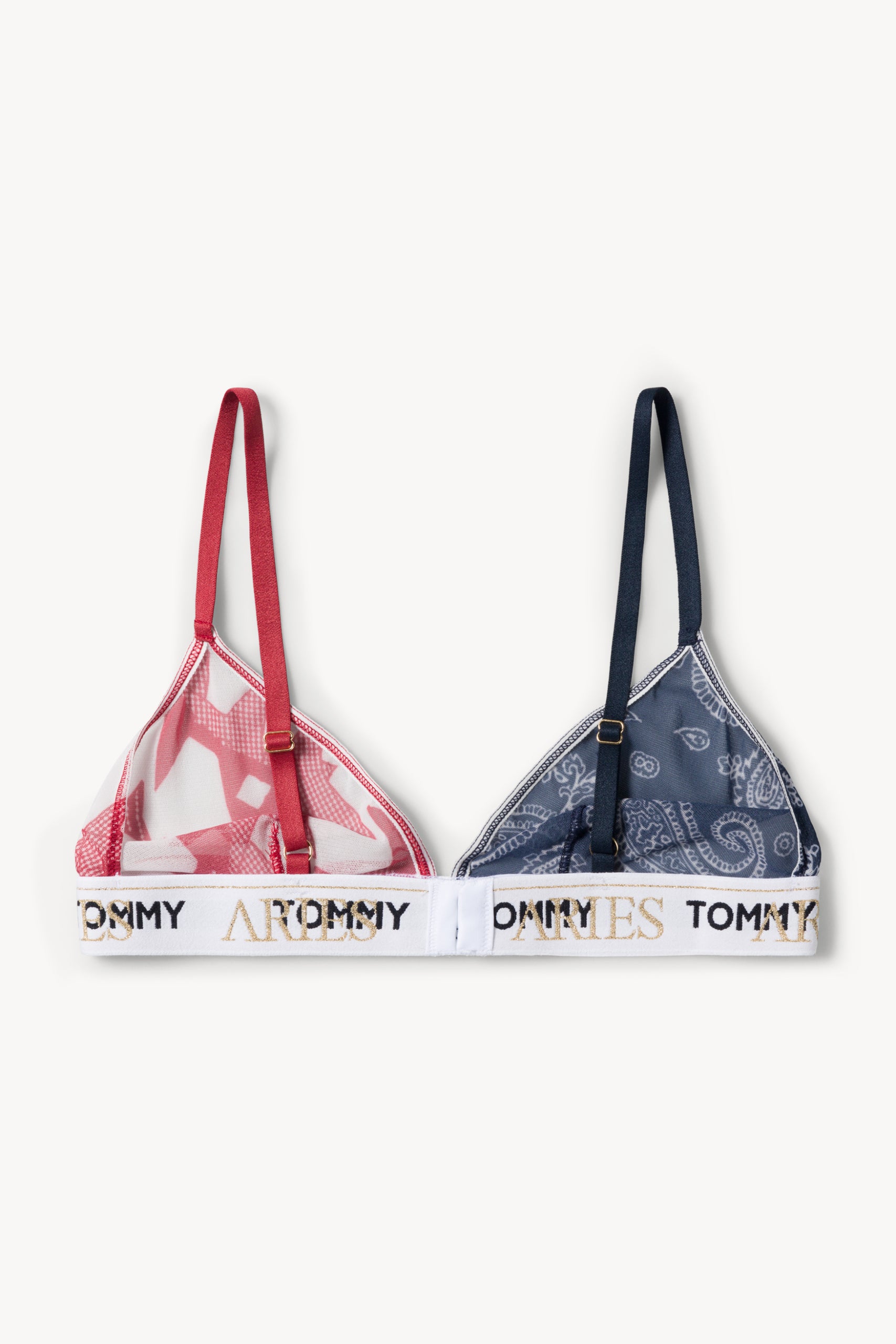 Load image into Gallery viewer, Tommy x Aries Bandana Sheer Bra