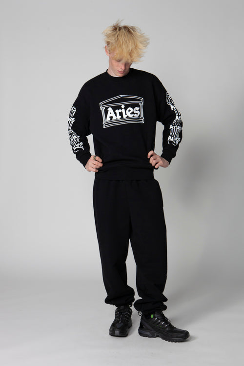 Aries Column Track Pants - Soar30301-aqua/gold - Sneakersnstuff