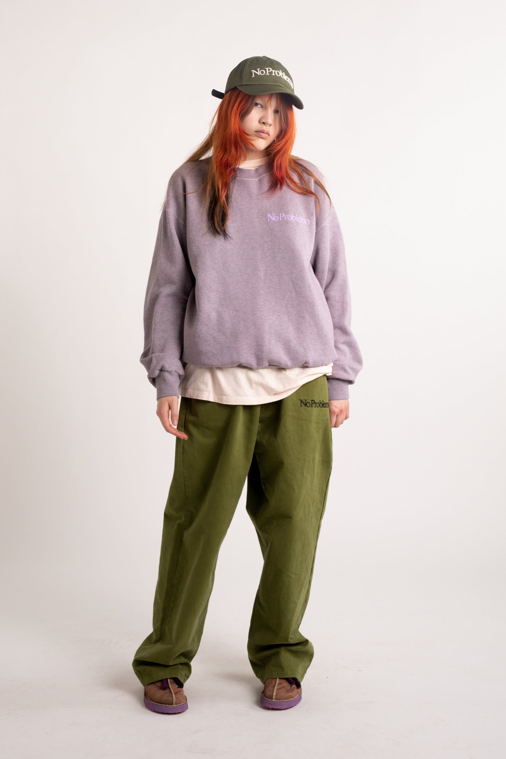 Load image into Gallery viewer, Overdyed Melange Mini Problemo Sweatshirt