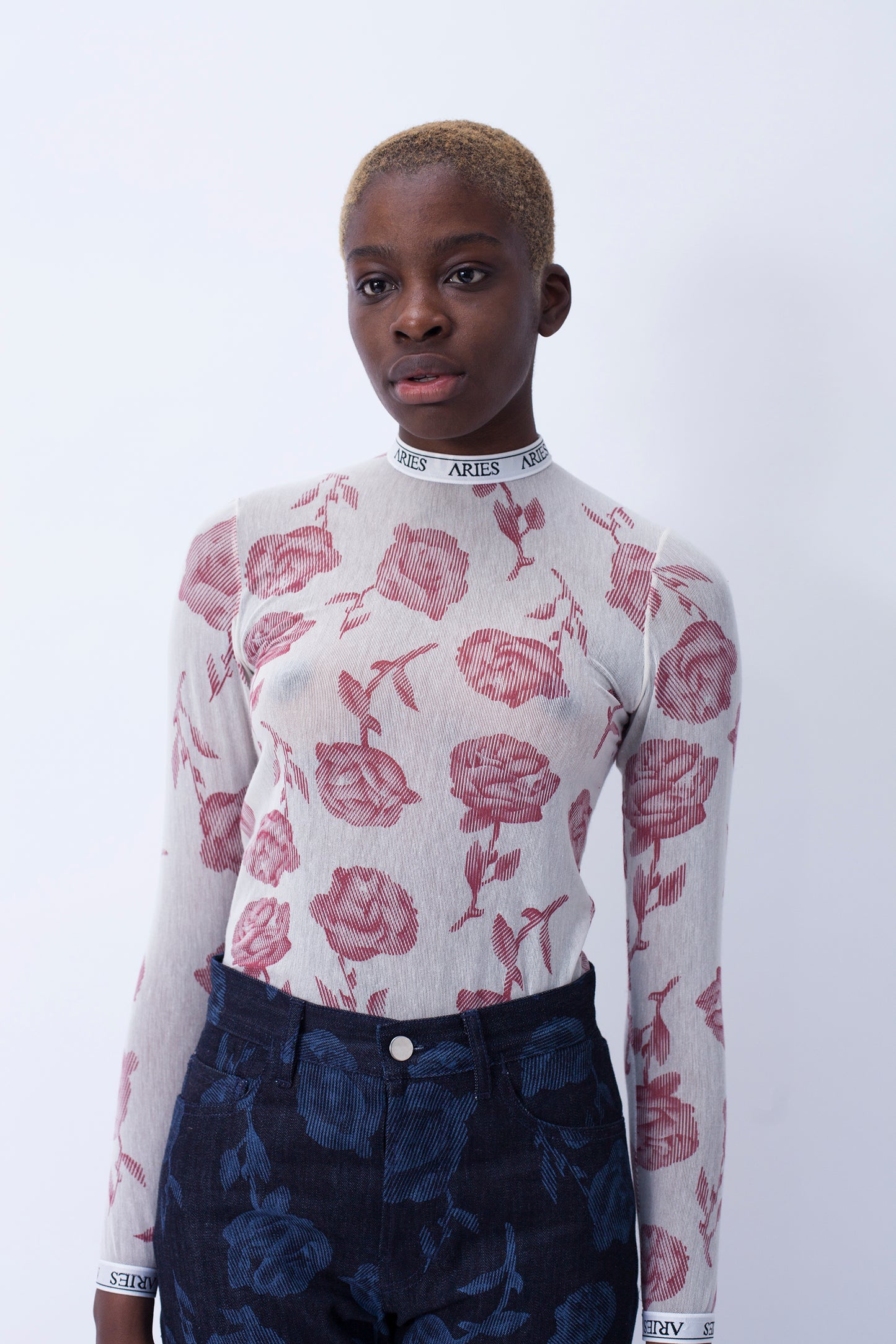 Rose Print Lilly Jeans