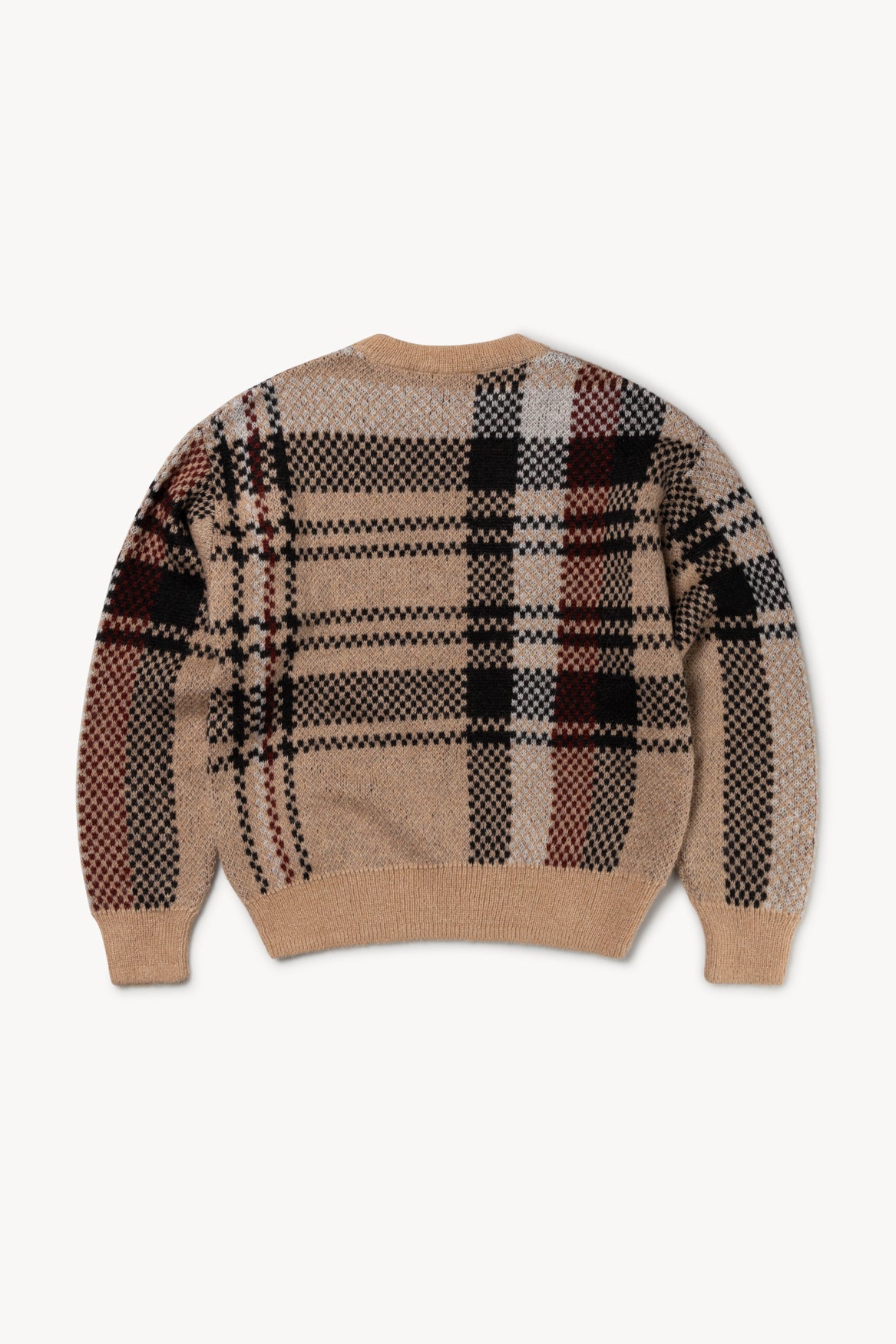 Load image into Gallery viewer, Johnny Plaid Crew Neck Jumper