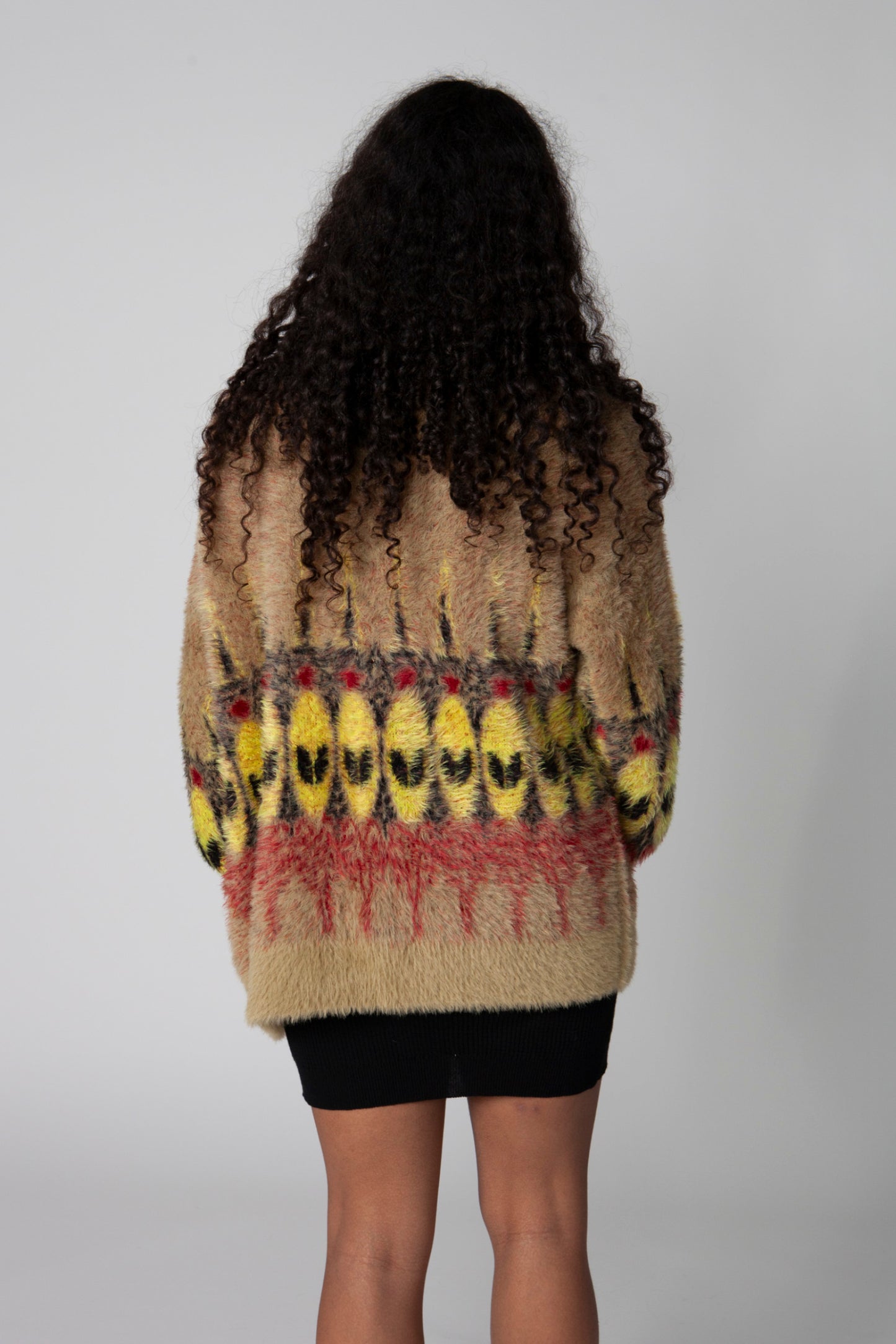 Alien Fairisle Chenille Cardigan