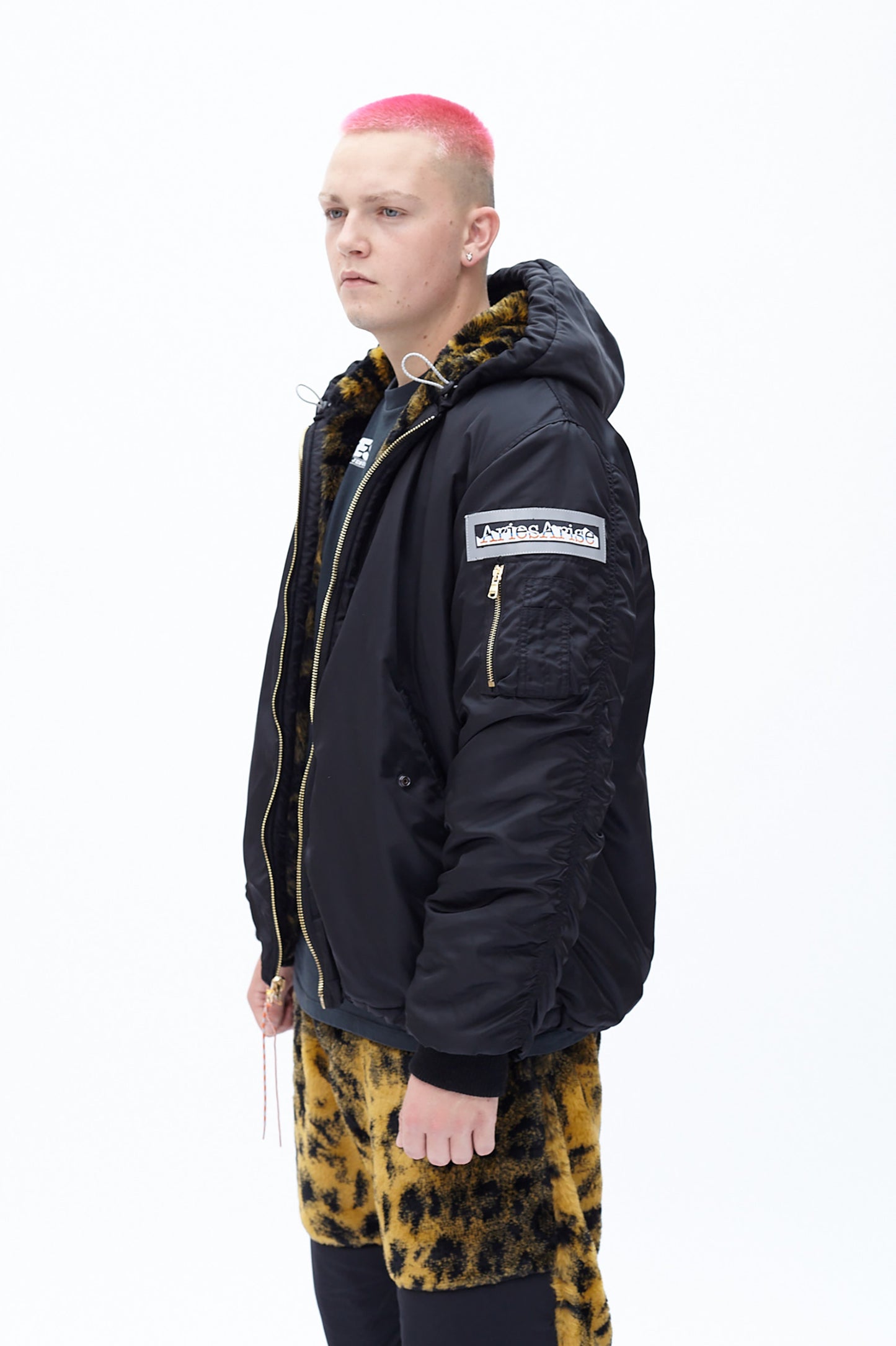 Reversible Nylon Flight Parka