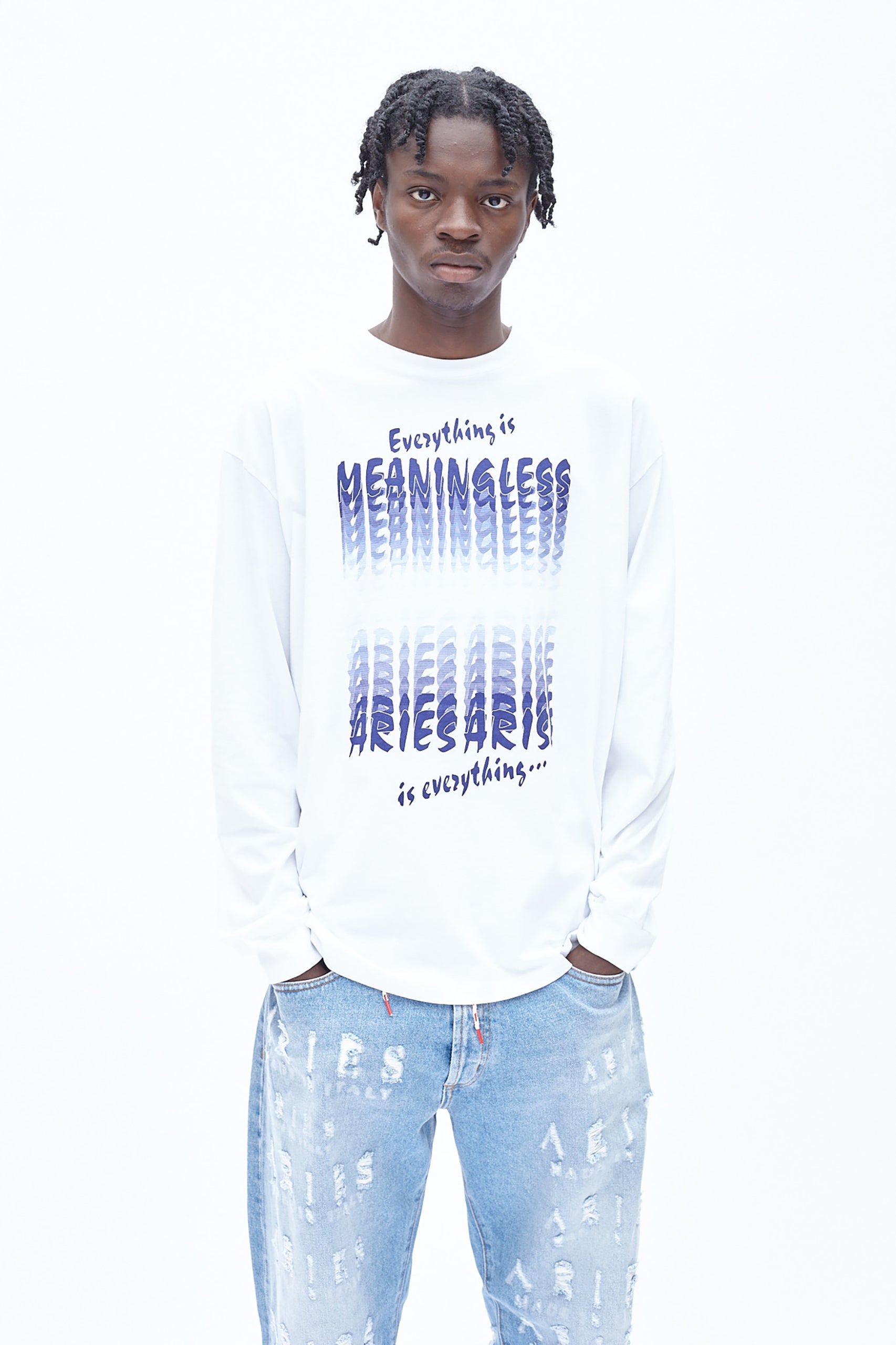 Load image into Gallery viewer, Everything Is Meaningless LS Tee