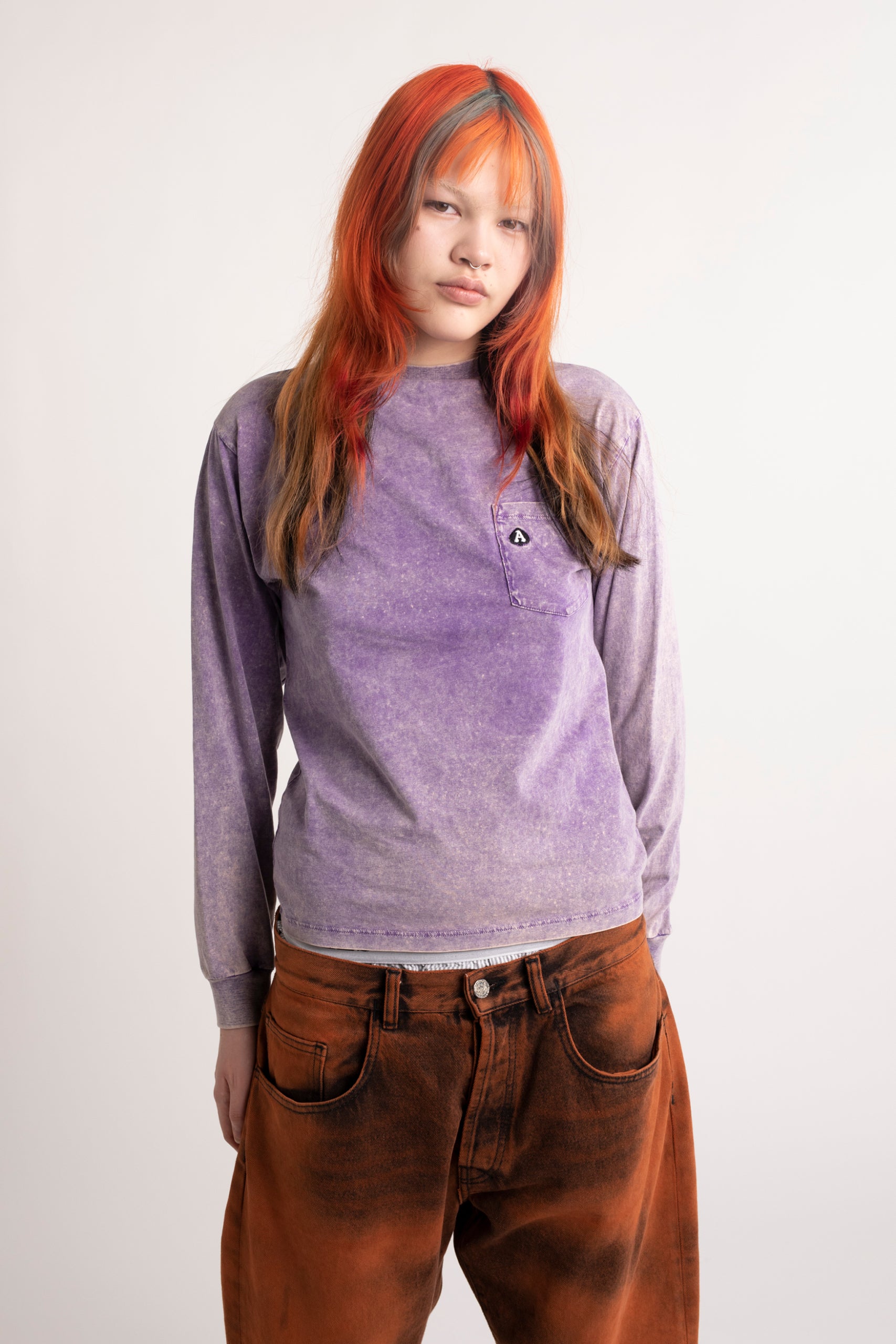 Load image into Gallery viewer, Acid 90s LS Pocket Tee