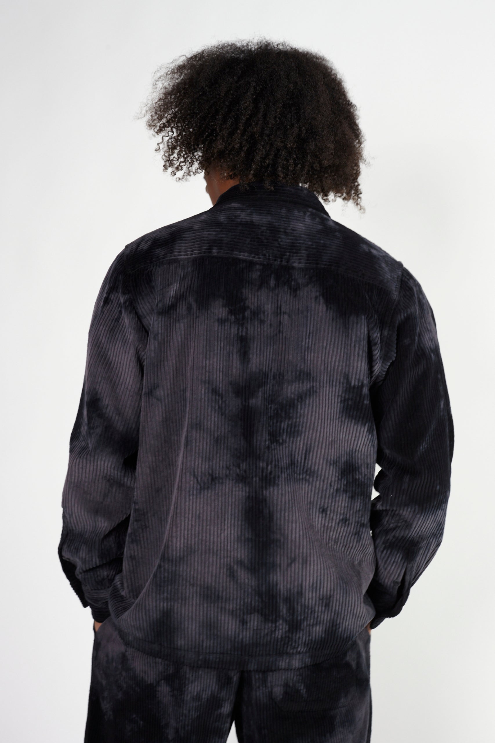Load image into Gallery viewer, Tie Dye Corduroy LS Uniform Shirt