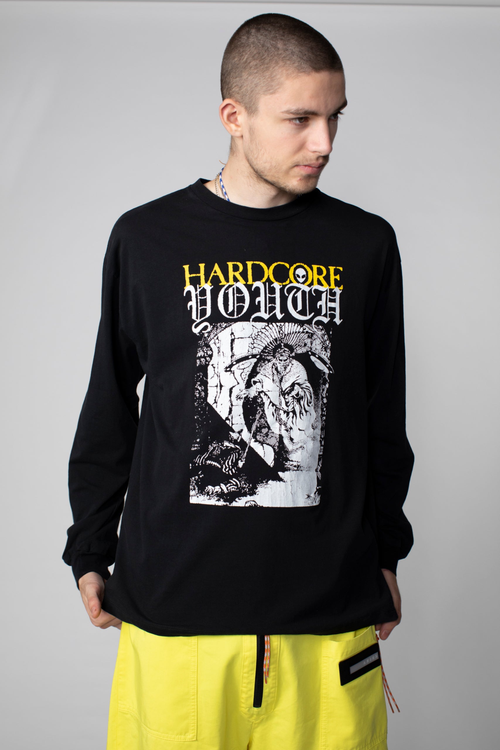 Load image into Gallery viewer, Aged Hardcore Youth LS Tee
