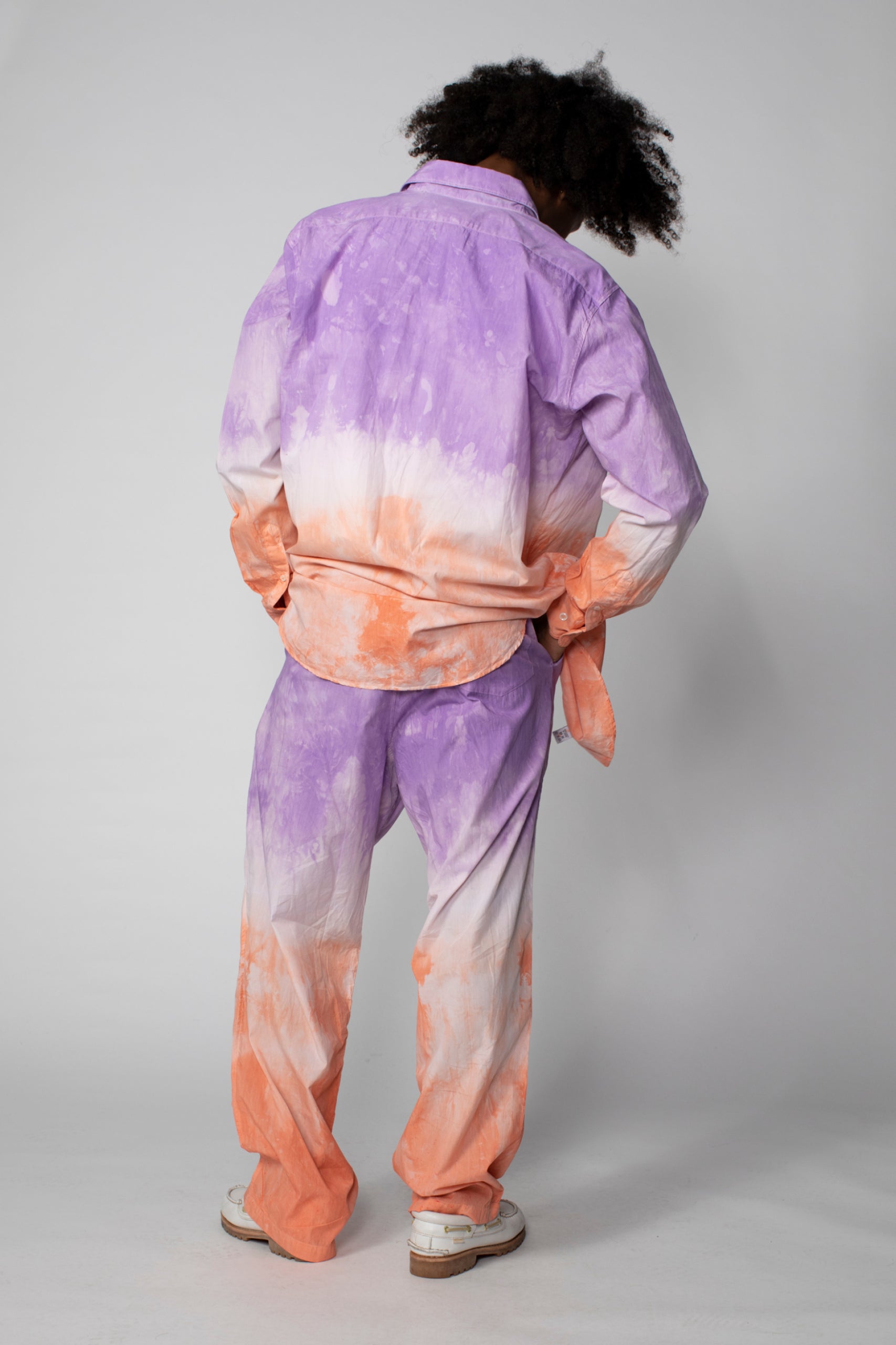 Load image into Gallery viewer, Dip Dye Poplin Pant