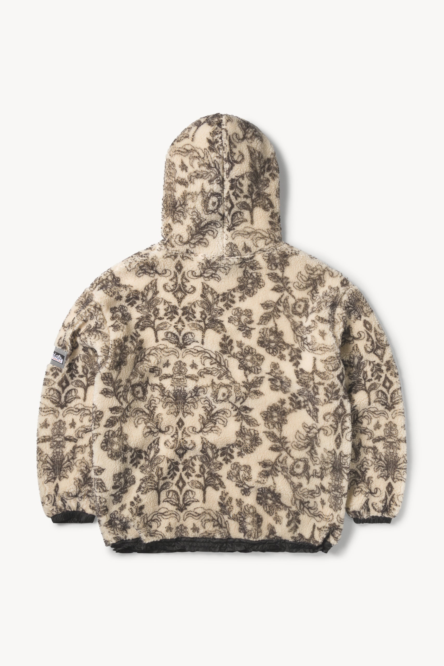 Load image into Gallery viewer, Floral Oversized Fleece Hoodie