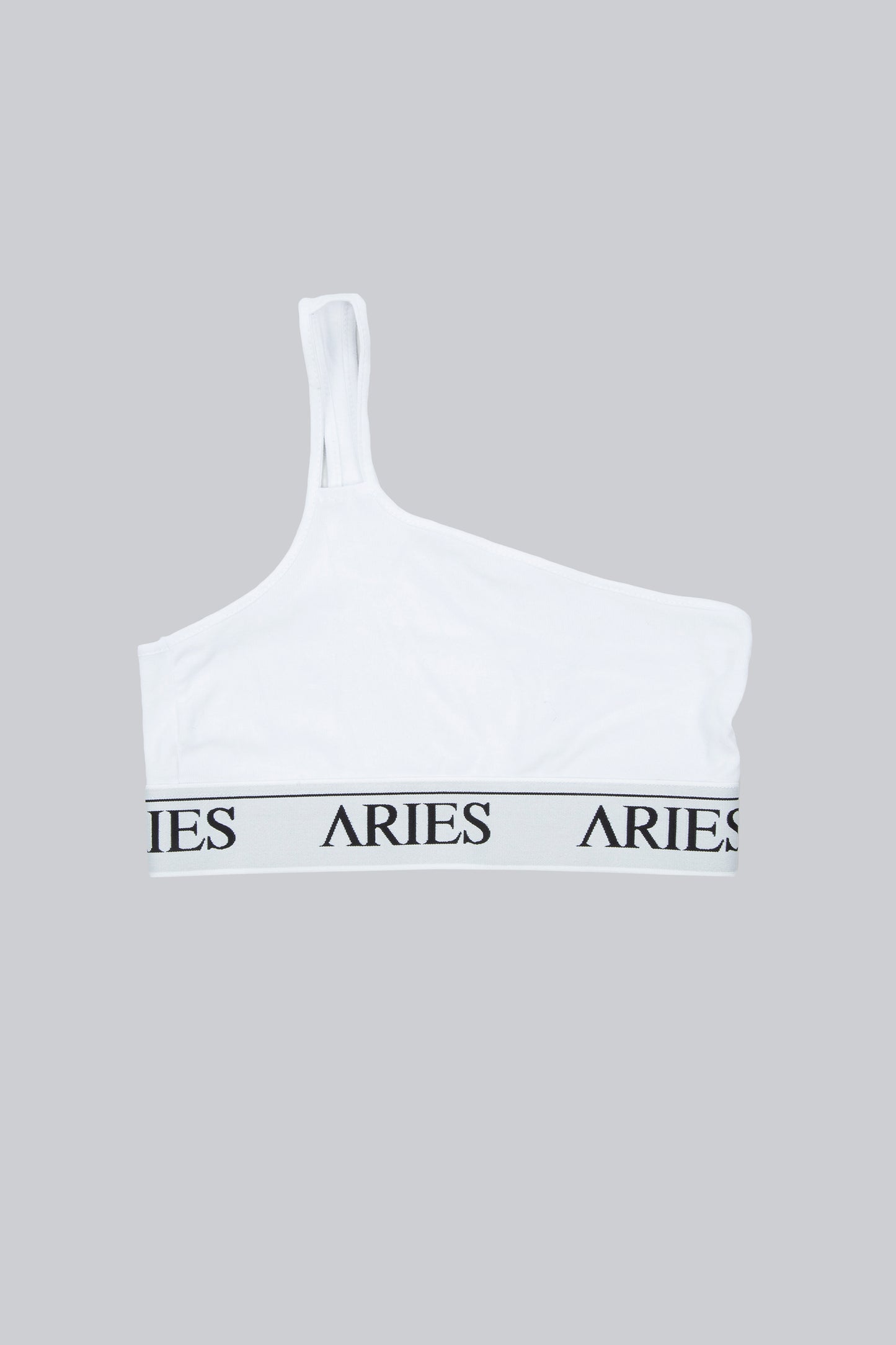 Rib Asymmetric Crop Top