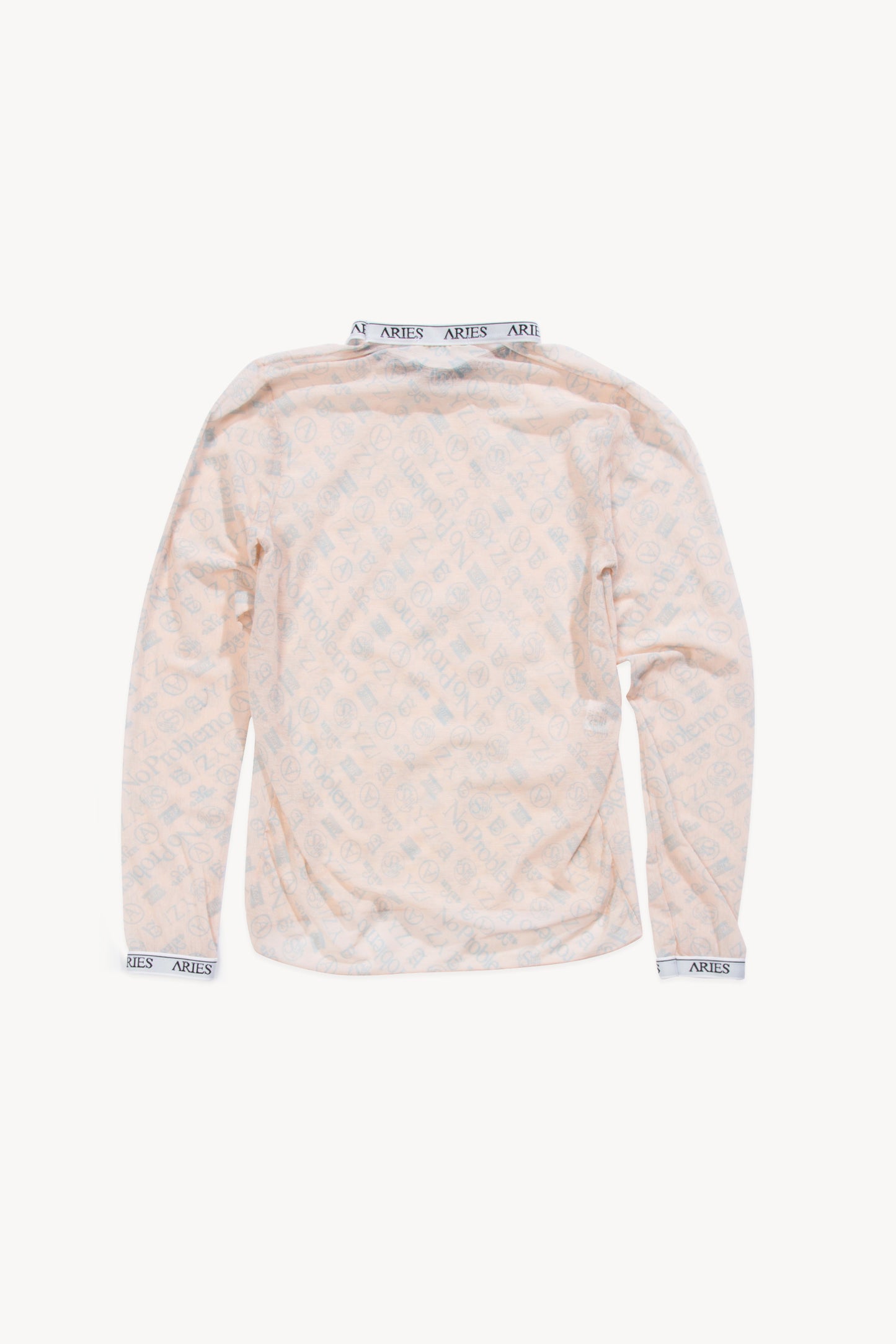 Monogram Mesh Long Sleeve Top