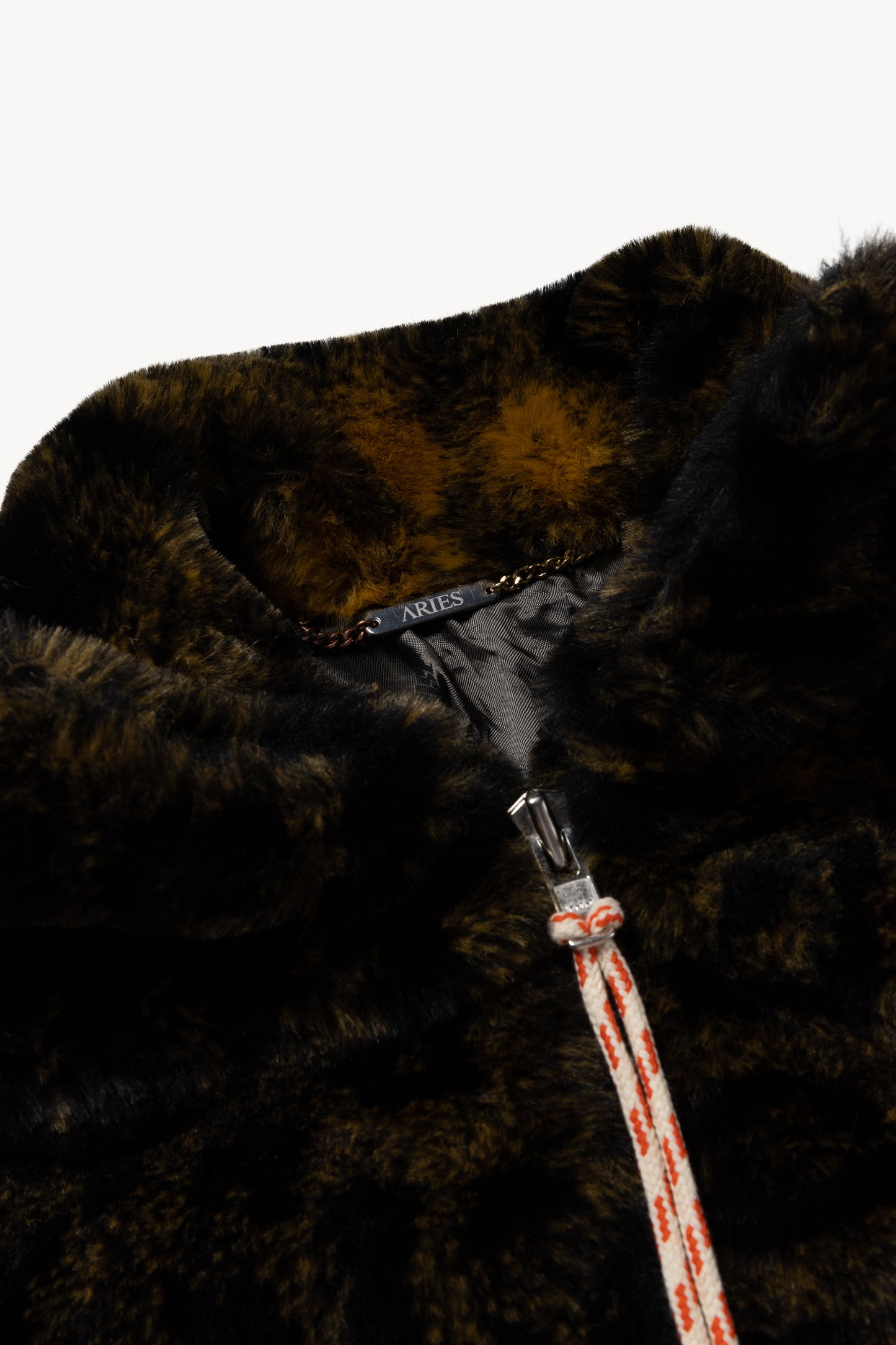 Leopard Furry Coach Jacket