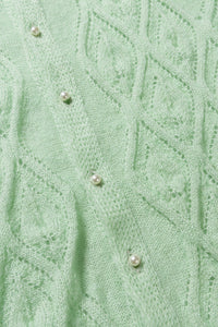 Lace and Leaf Knit Cardigan