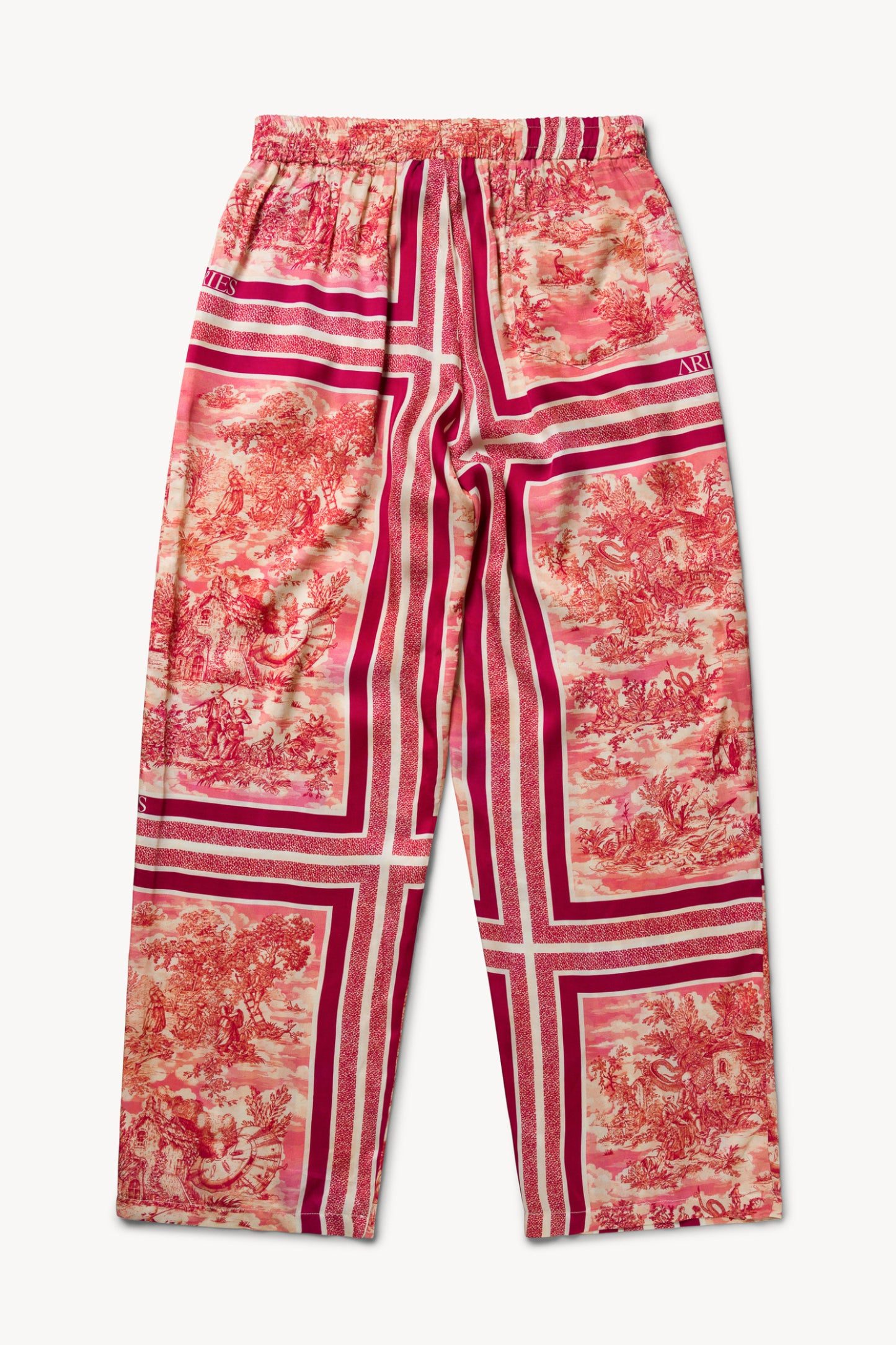 Toile De Jouy Slacker Pants