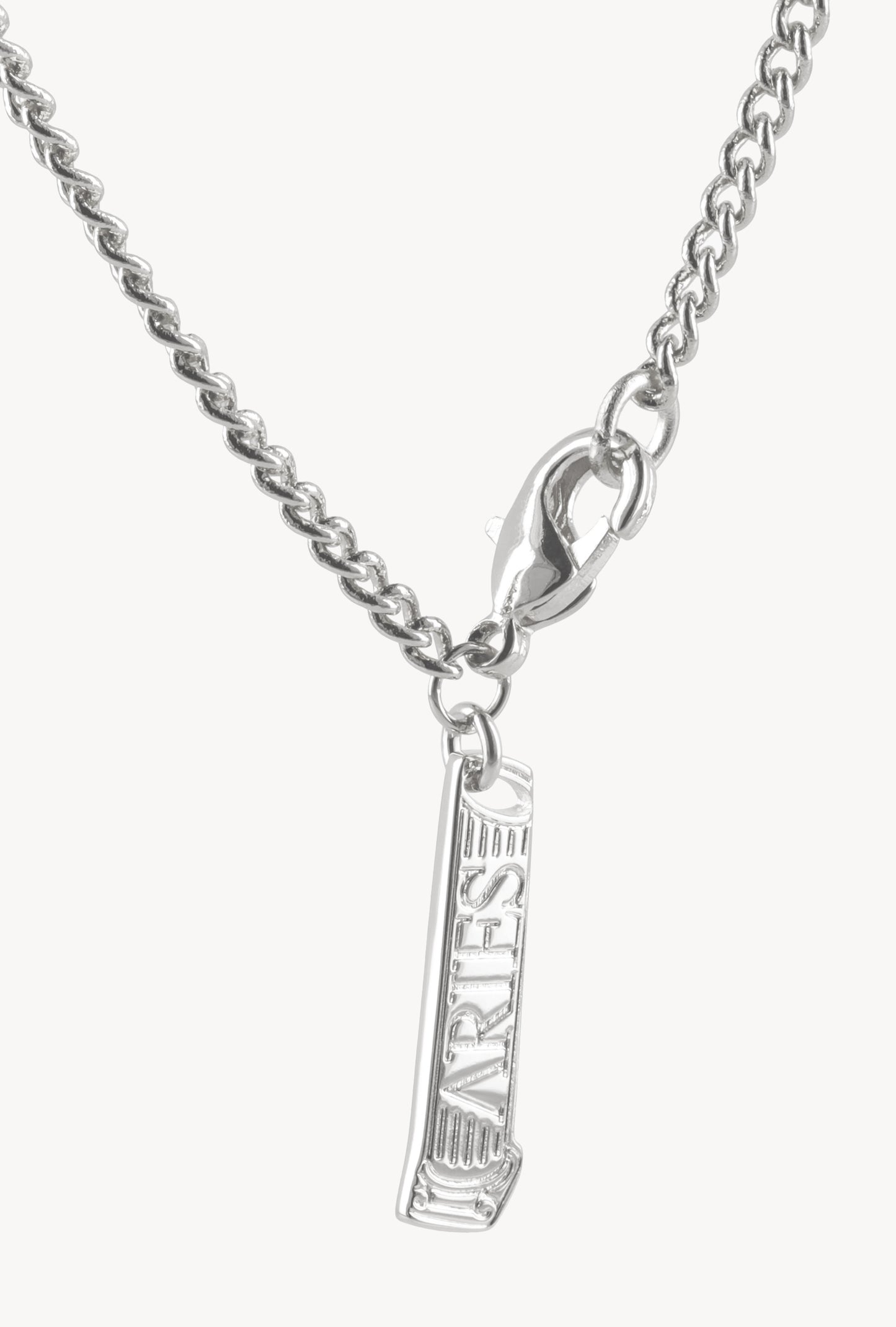 Tiny Column Charm Chain Necklace